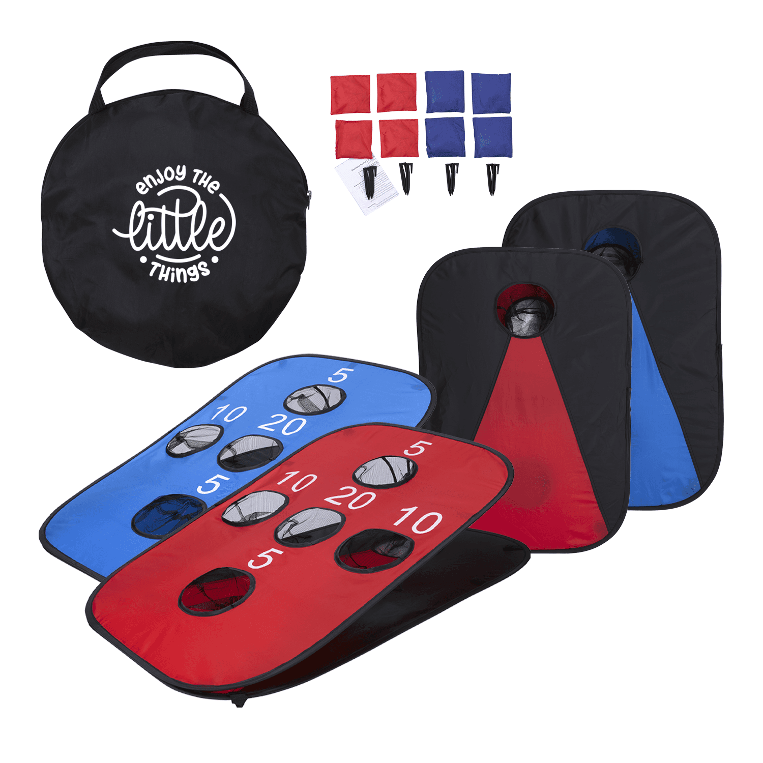 Fun On The Go Games - Portable Bag Toss & More - Image 1