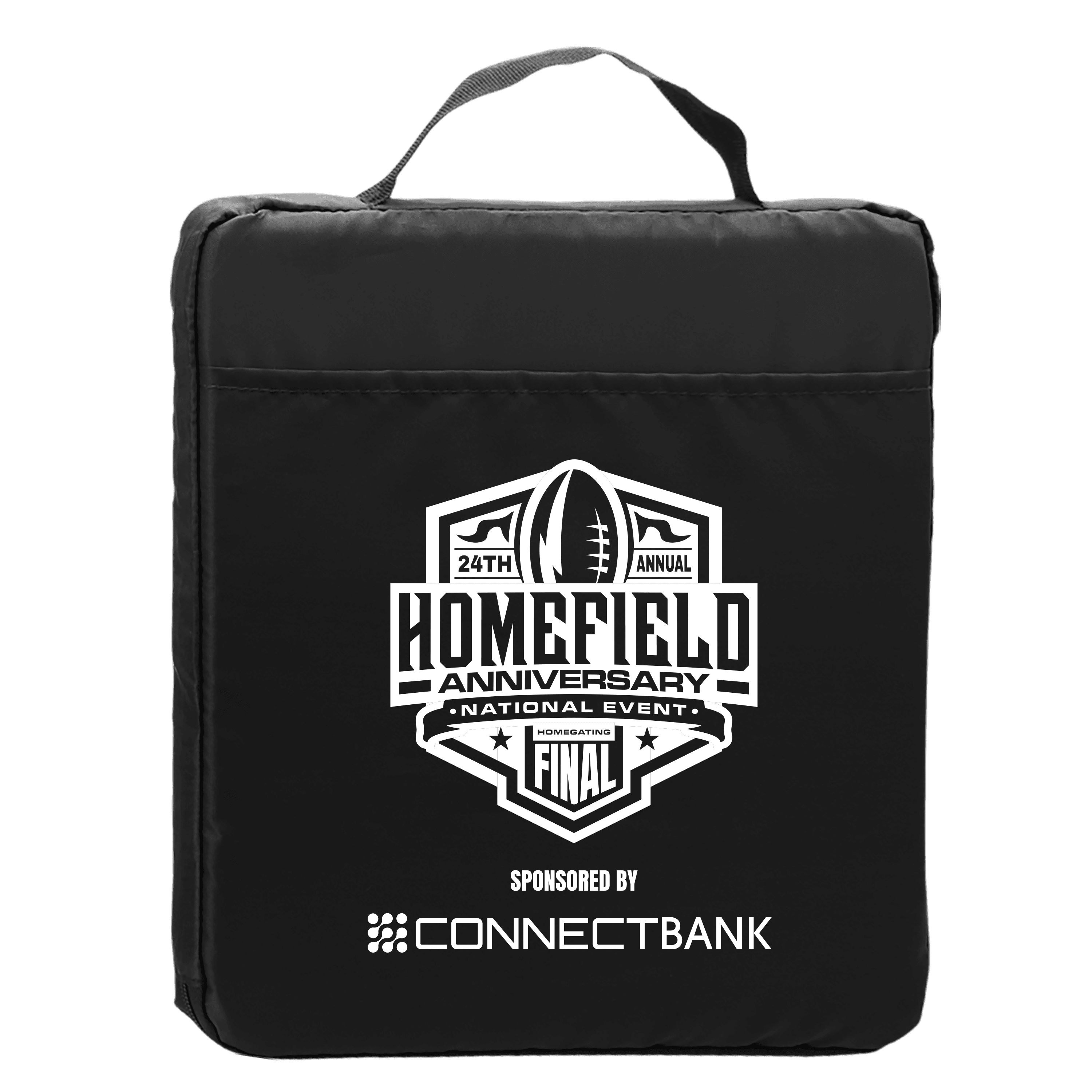 Garyline® 13.5" Fabric Stadium Cushion with Pocket - Image 1