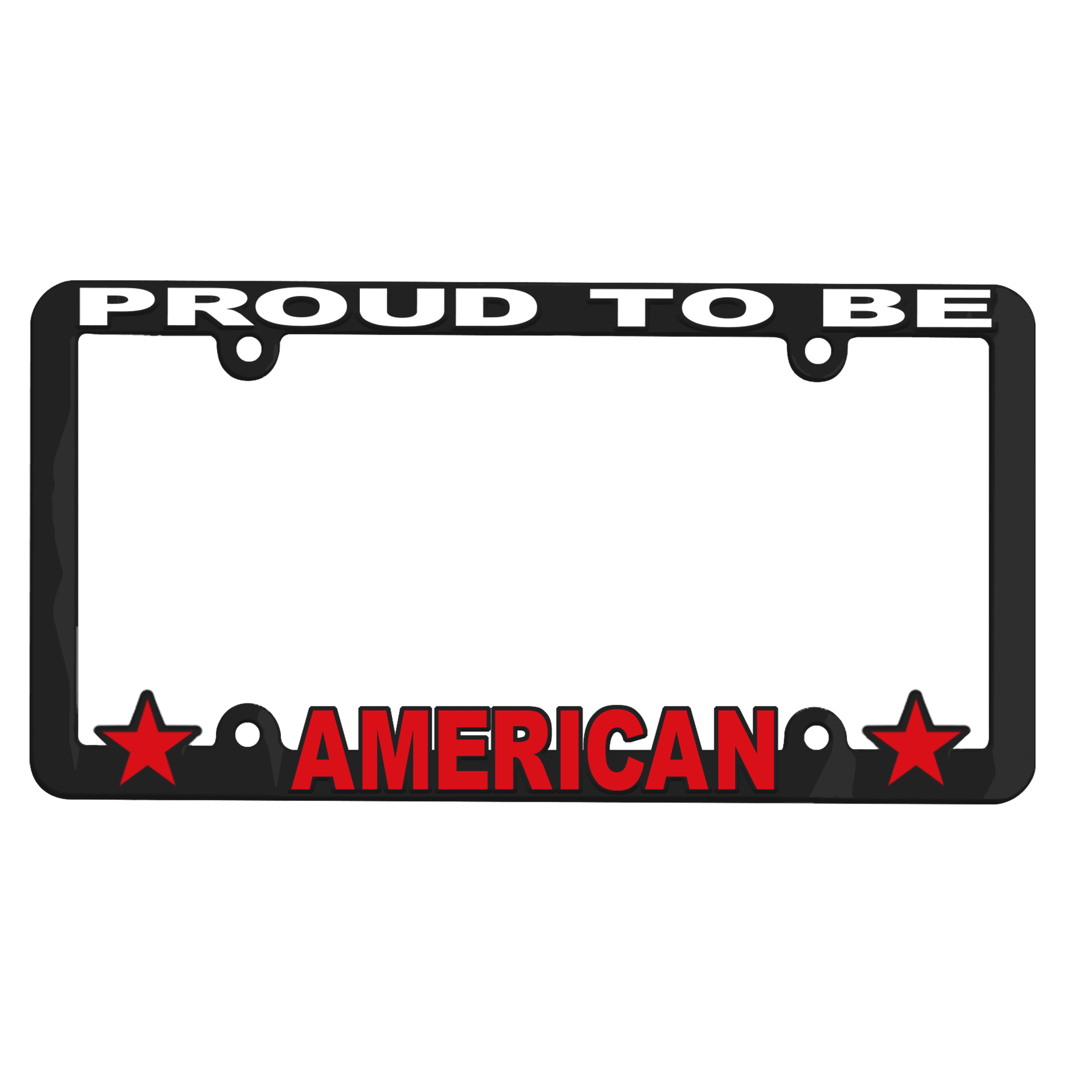 Garyline® 3-D Full-View License Plate Frame - Image 1