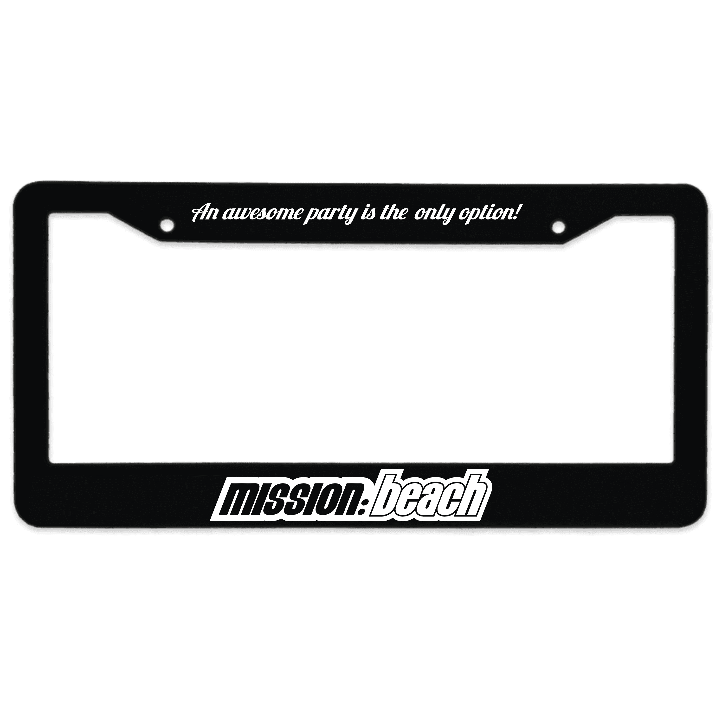 Garyline® 3-D Two-Corner License Plate Frame - Image 1
