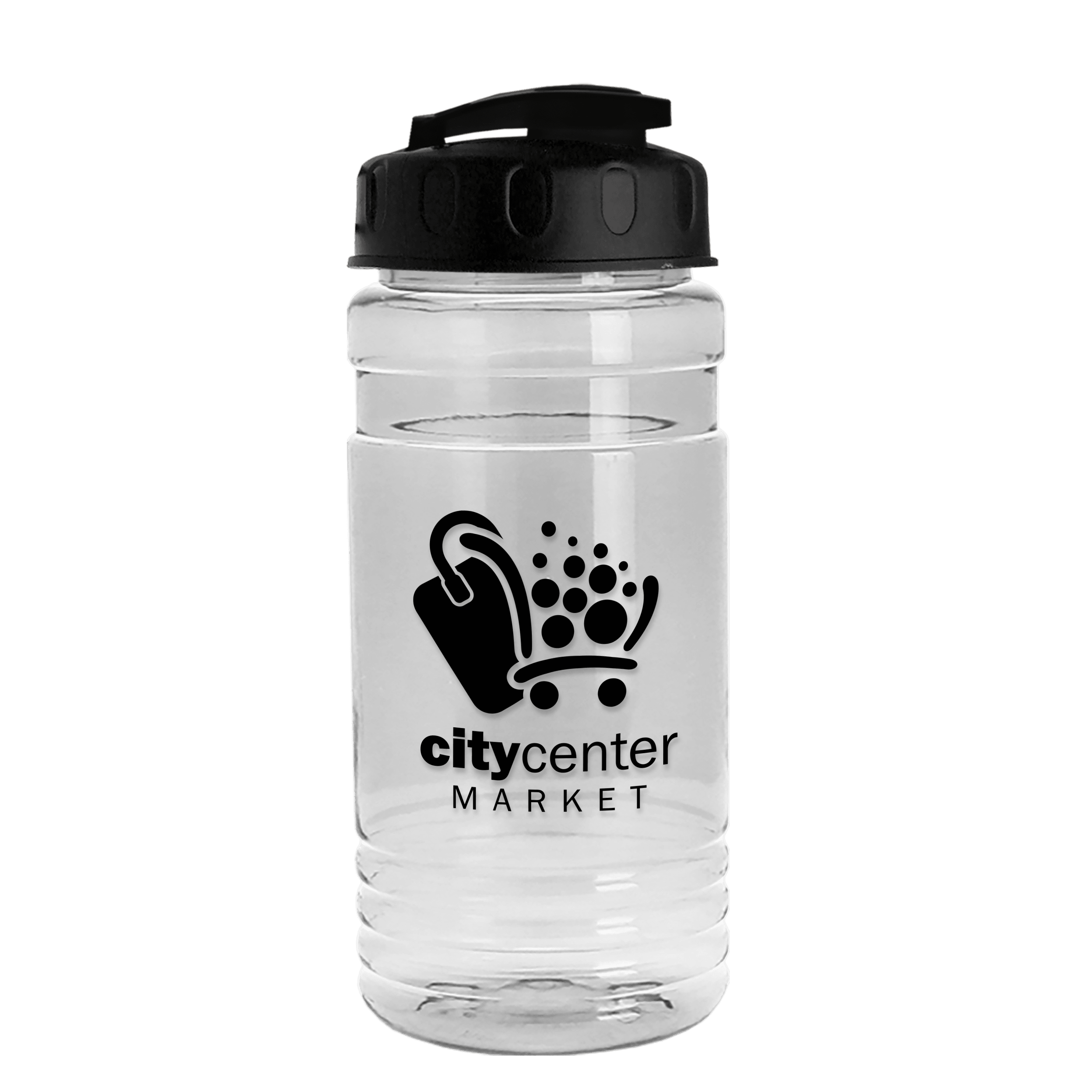 Garyline® Groove Tritan® Bottle with Flip-Top Lid - 20 oz.