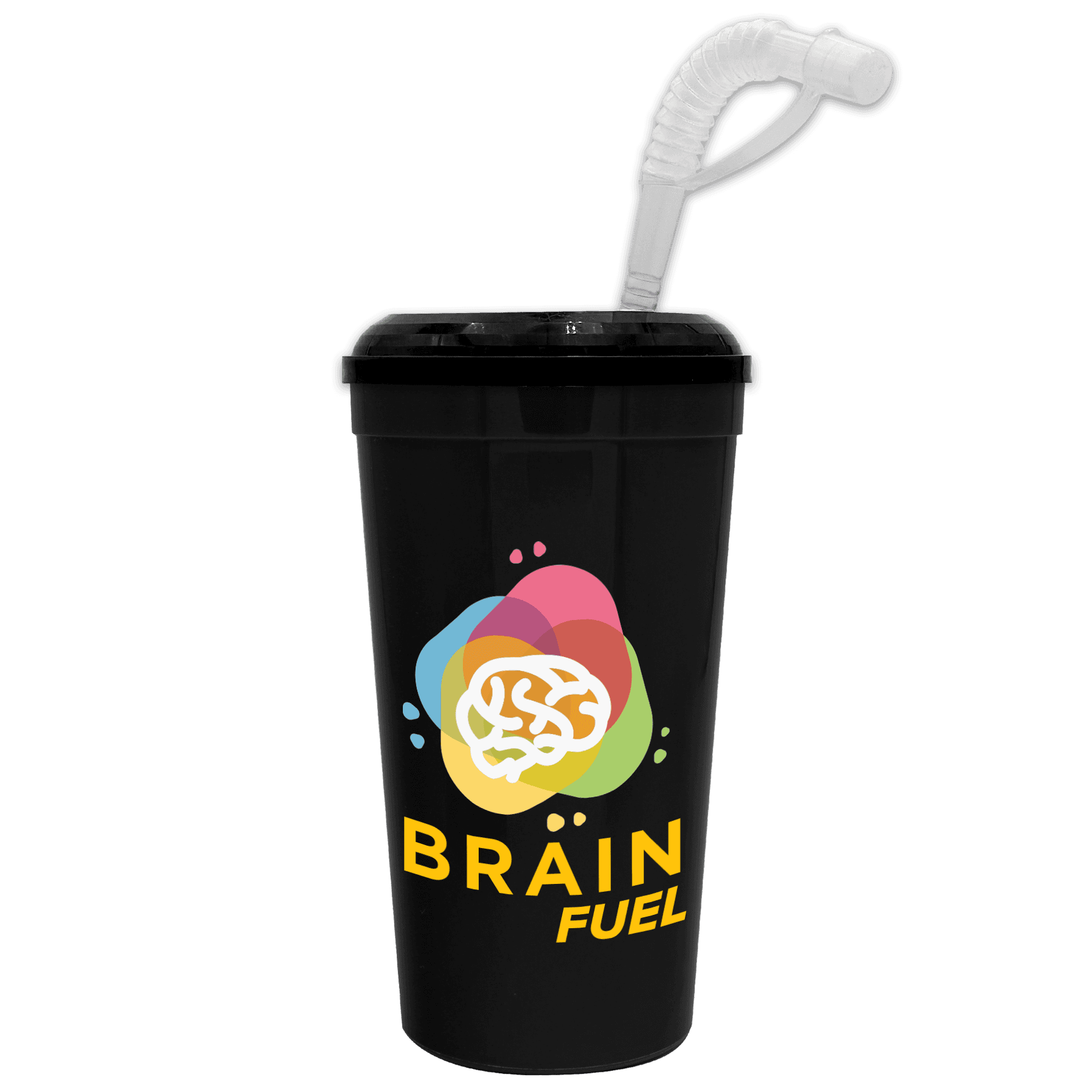Garyline® Supersize Stadium Cup with Straw Lid - 32 oz. - Image 1