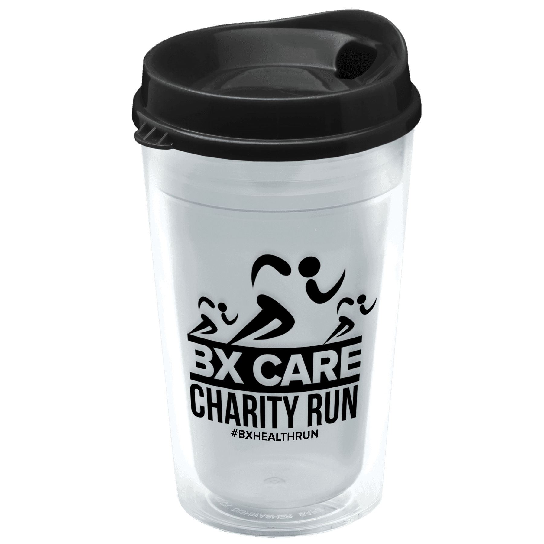 Garyline® Transparent Tumbler with Sip Lid - 16 oz.
