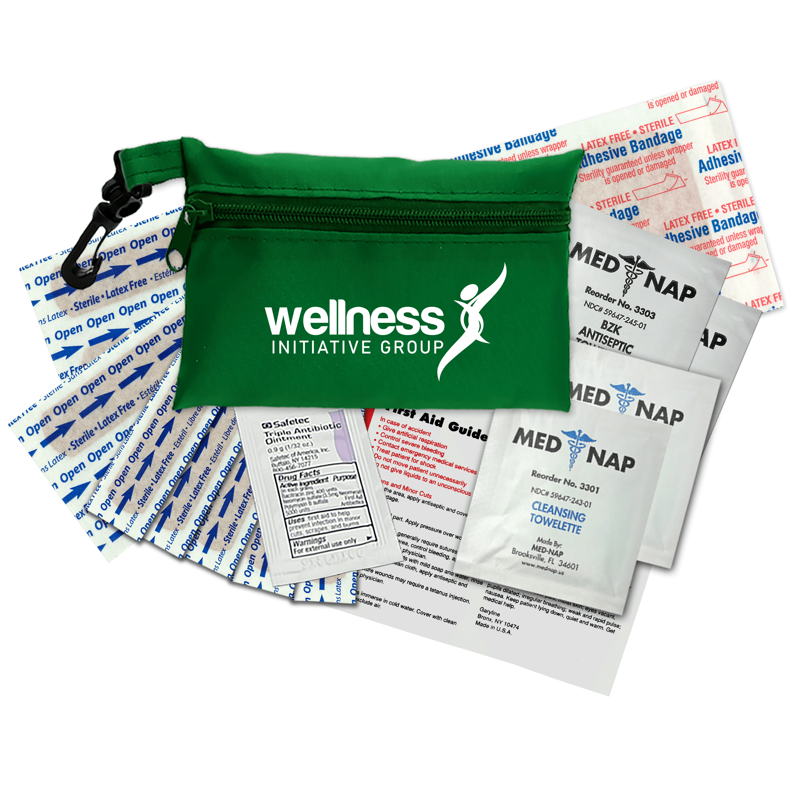 Garyline® Zip Pouch First Aid Kit - 16 Piece - Image 1