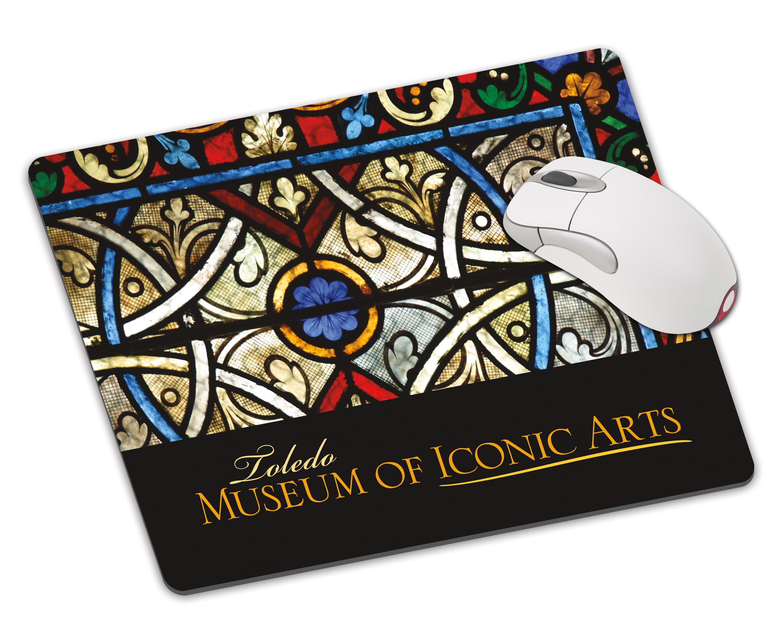 Good Value™ 1/16" Firm Surface Mouse Pad (6" x 8") - Image 1