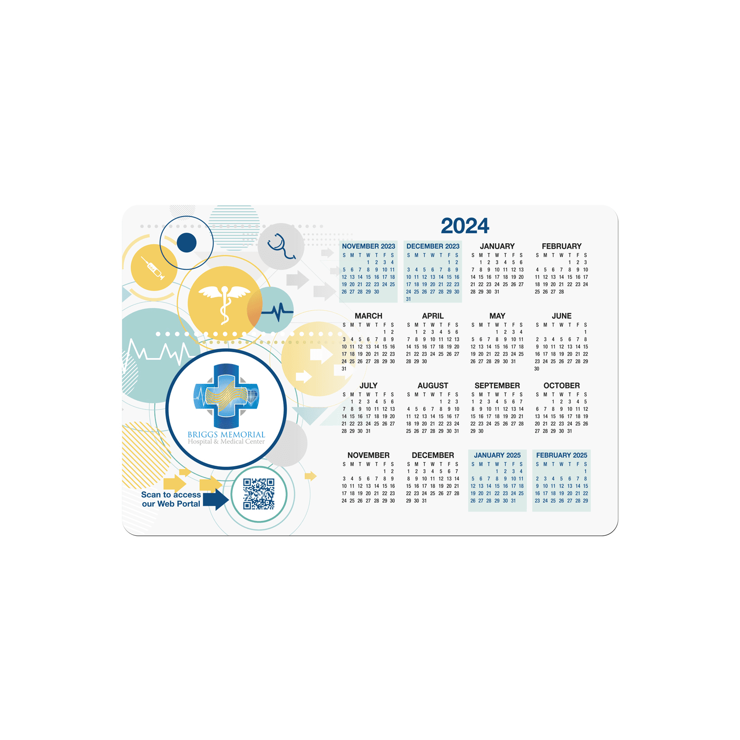Good Value™ 15" X 10" Ultra-Thin Repositionable Counter Mat - Image 1