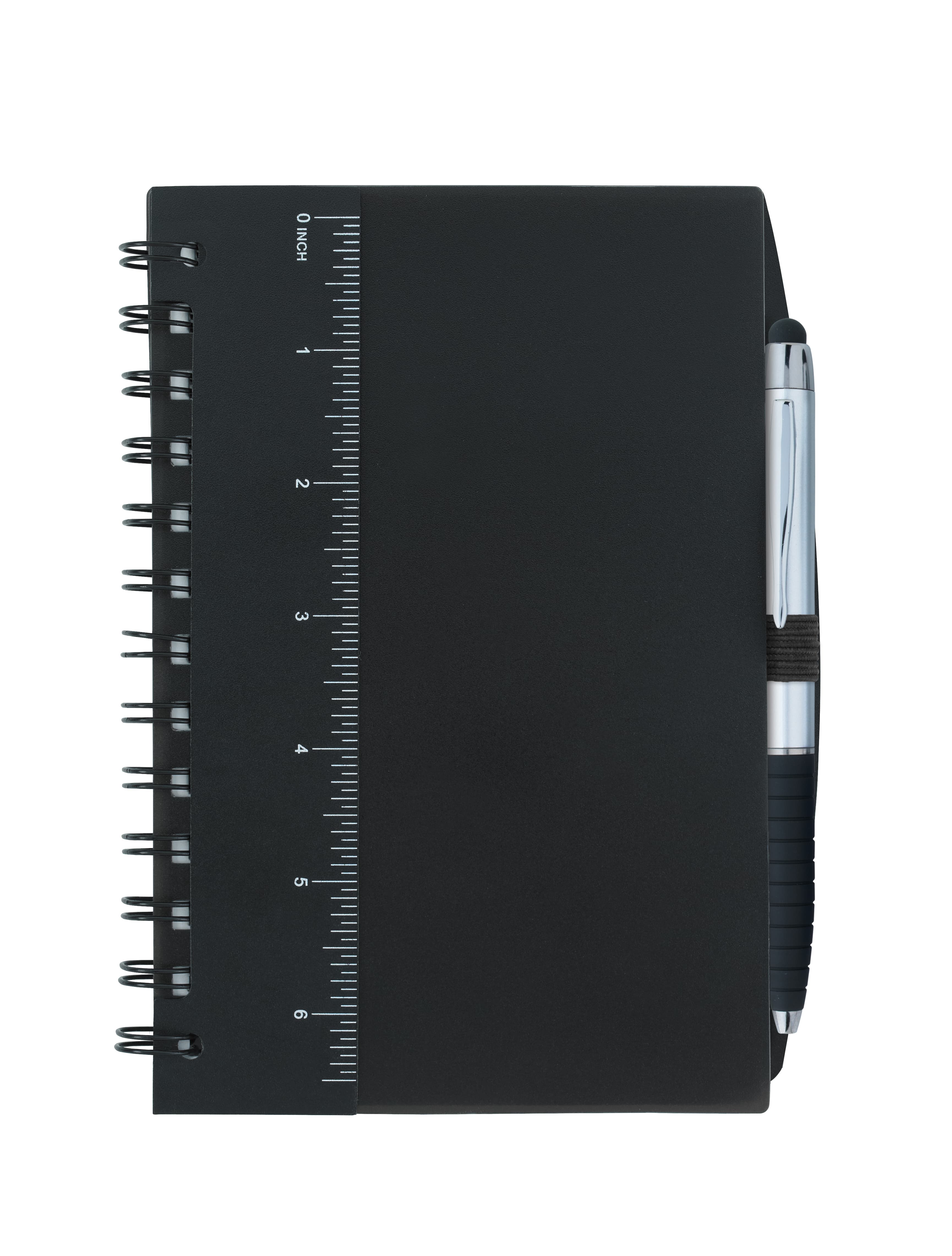 Good Value™ 5” x 7” Ruler Notebook with Flags and Stylus Pen - Image 1