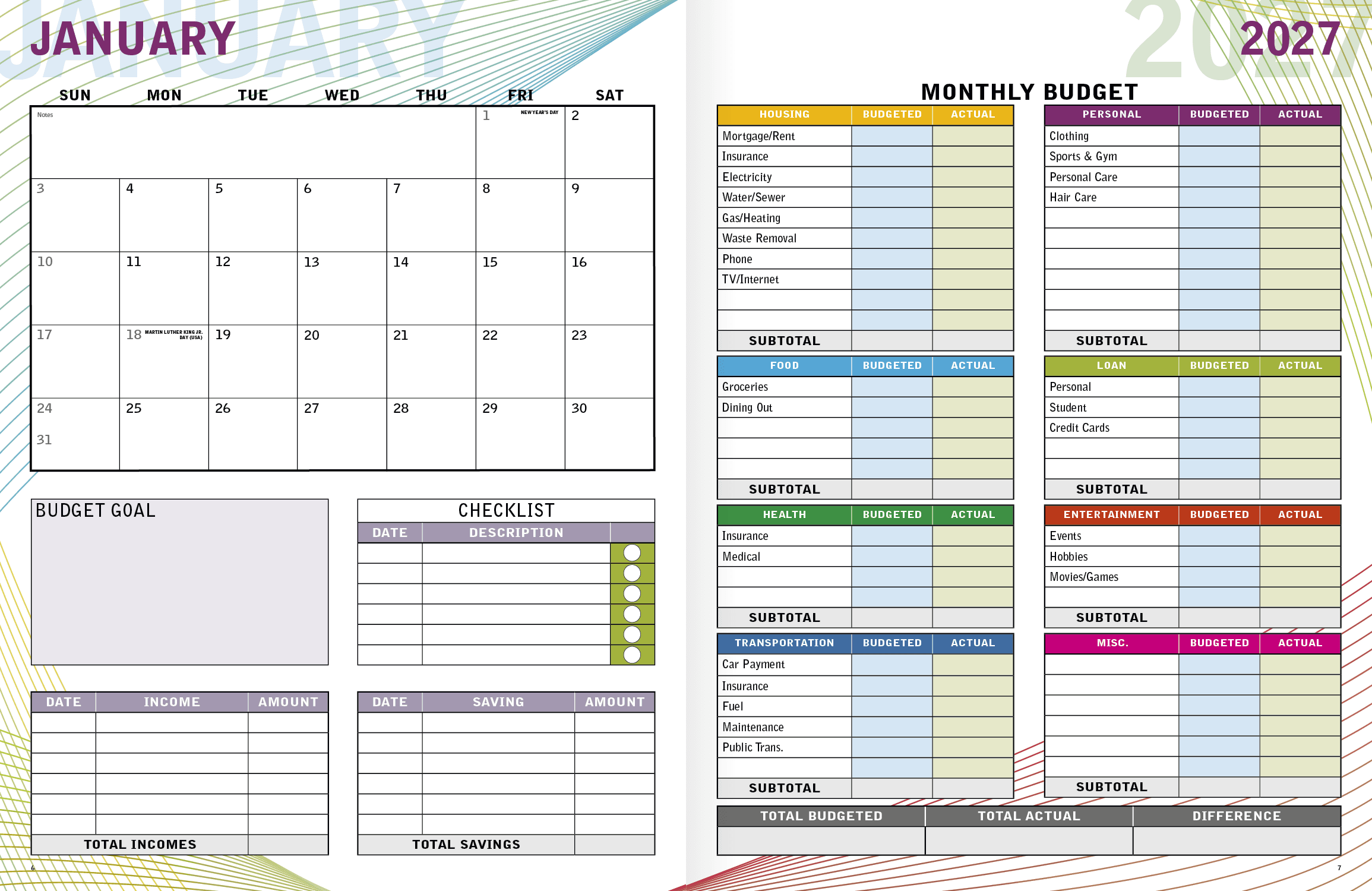 Good Value™ Budget Planner