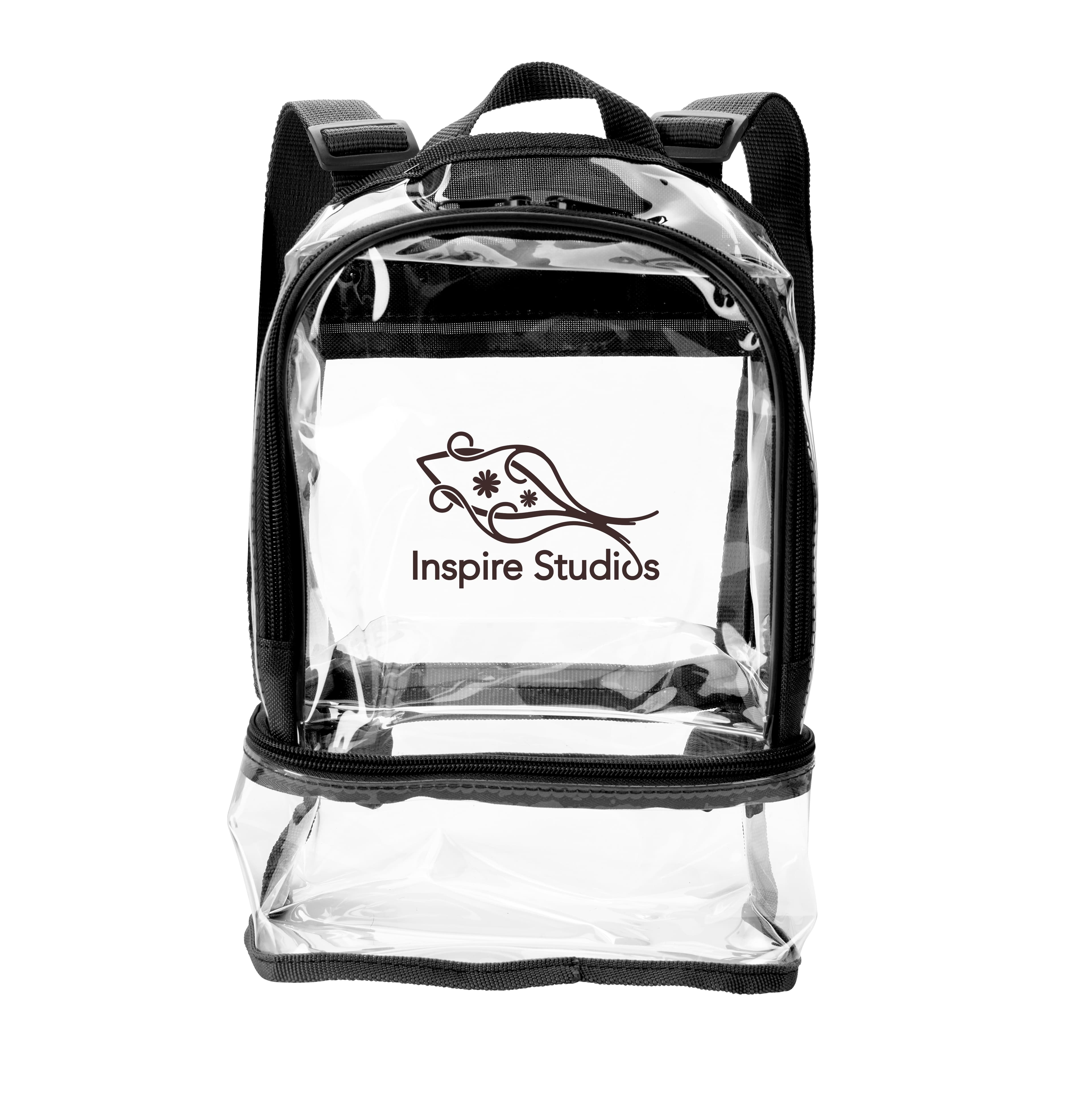 Good Value™ Clear Recycled TPU Dual Mini Backpack - Image 1