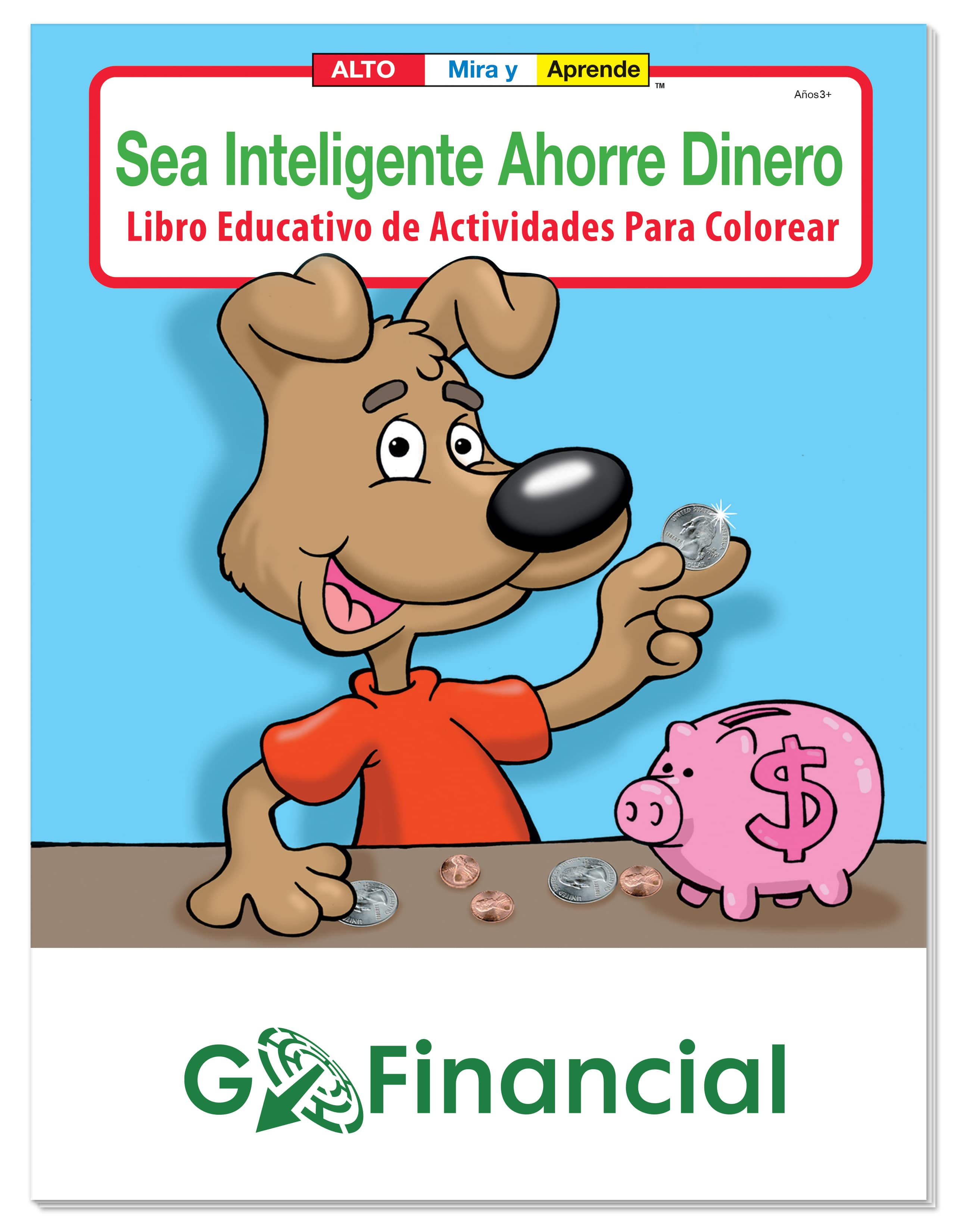 Good Value™ Coloring Book: Be Smart, Save Money (Spanish) - Image 1