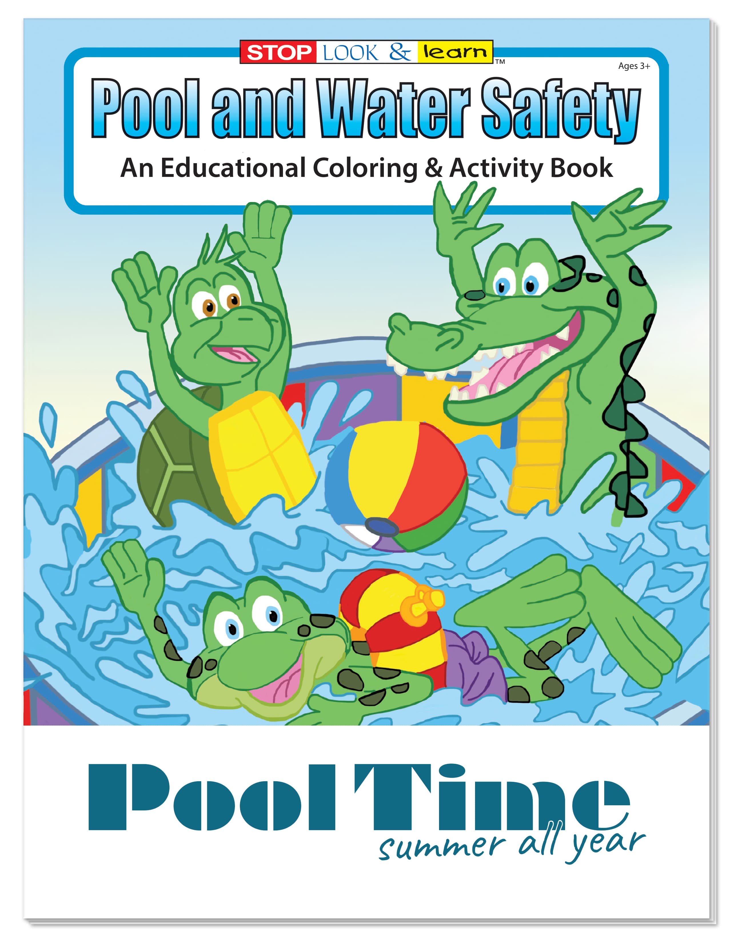 Good Value™ Coloring Book: Pool and Water Safety - Image 1