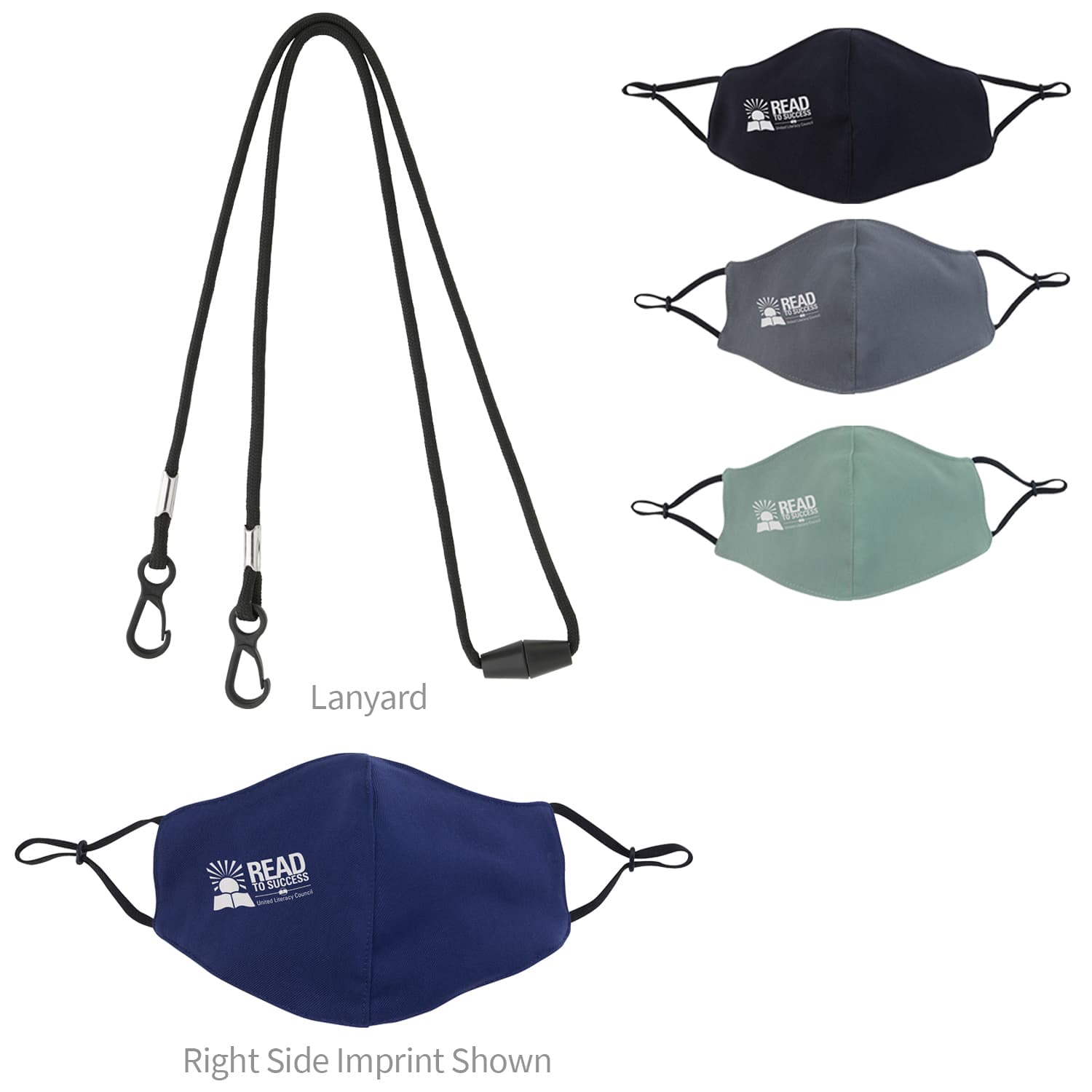 Good Value™ Comfy Youth Face Mask & Lanyard Kit - Image 1
