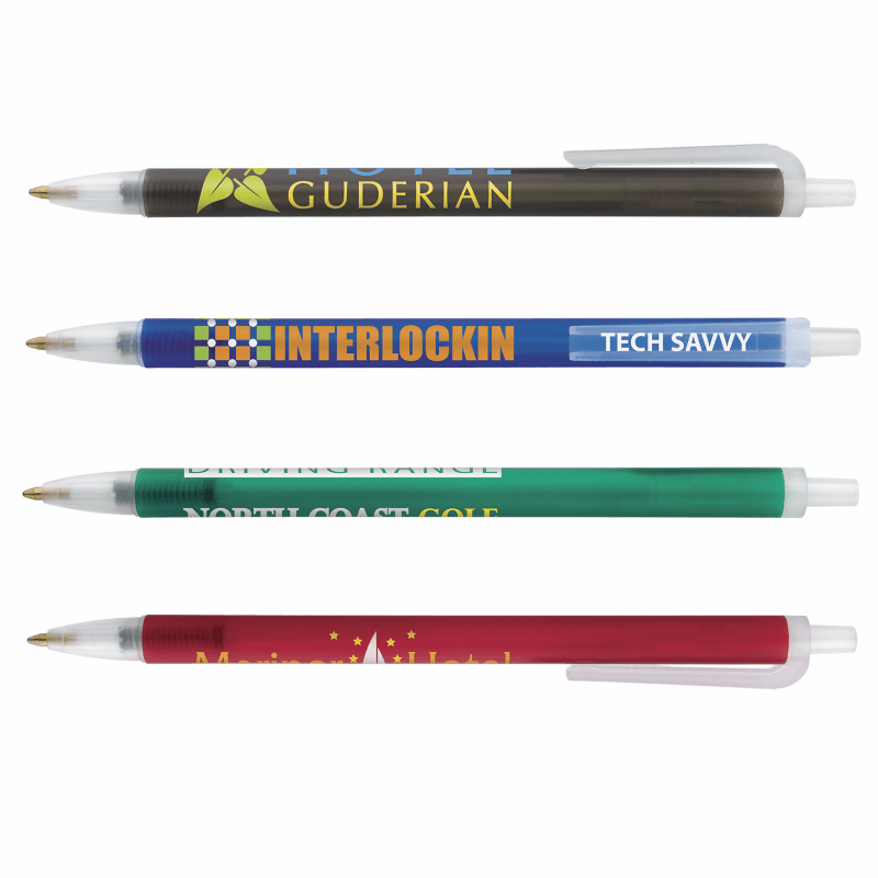 Good Value™ Contender Frosted Pen - Image 1