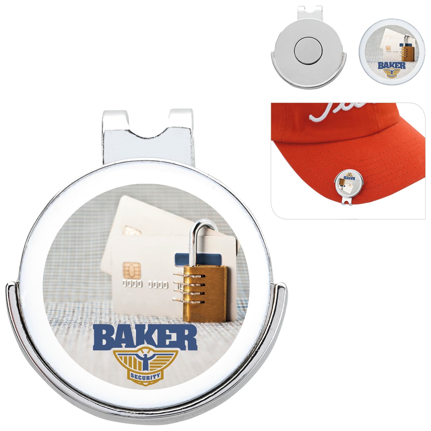 Good Value™ Golfers Ball Marker Hat Clip - Image 1