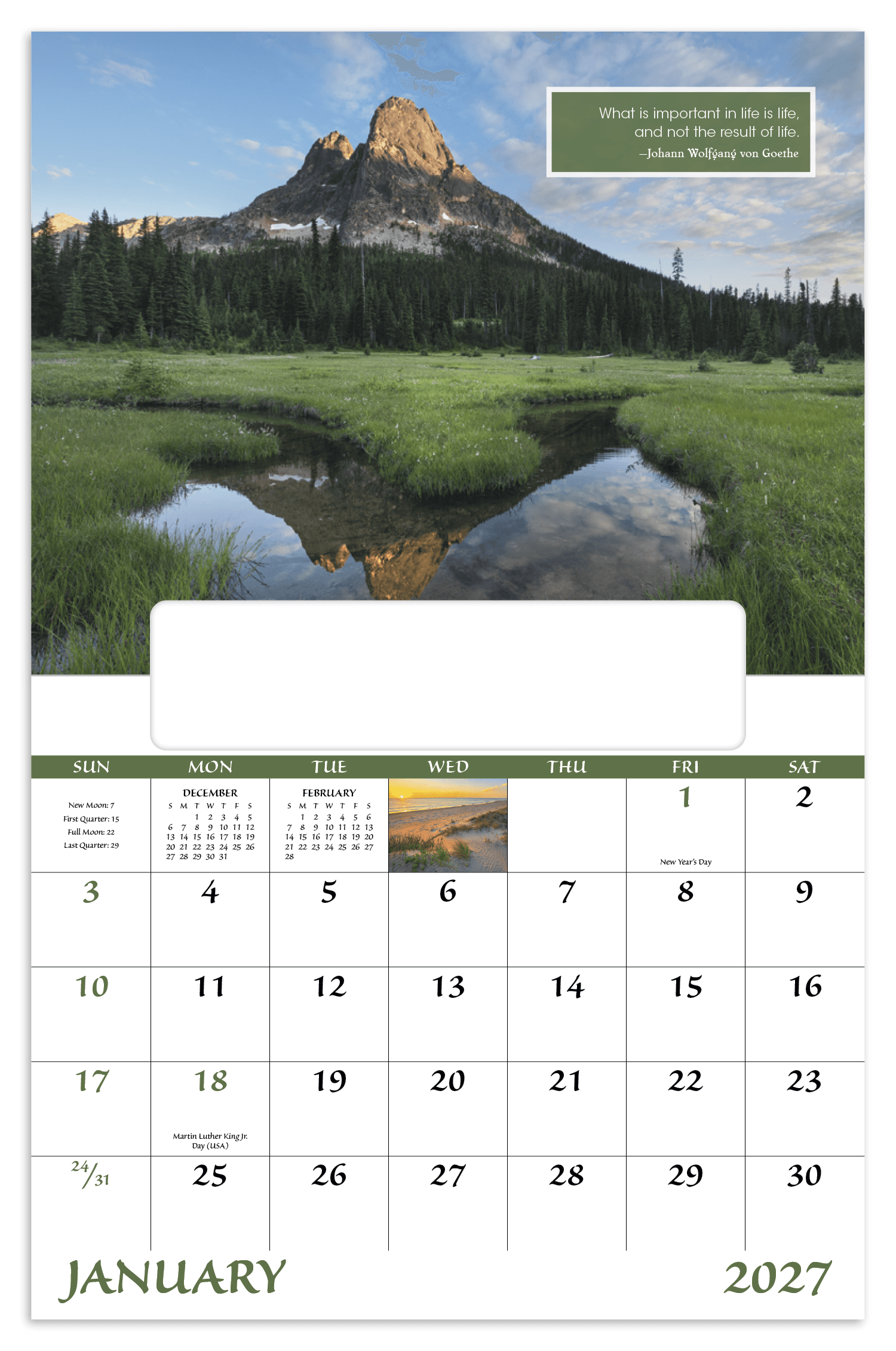 Good Value™ Inspirations for Life - Window Calendar - Image 1