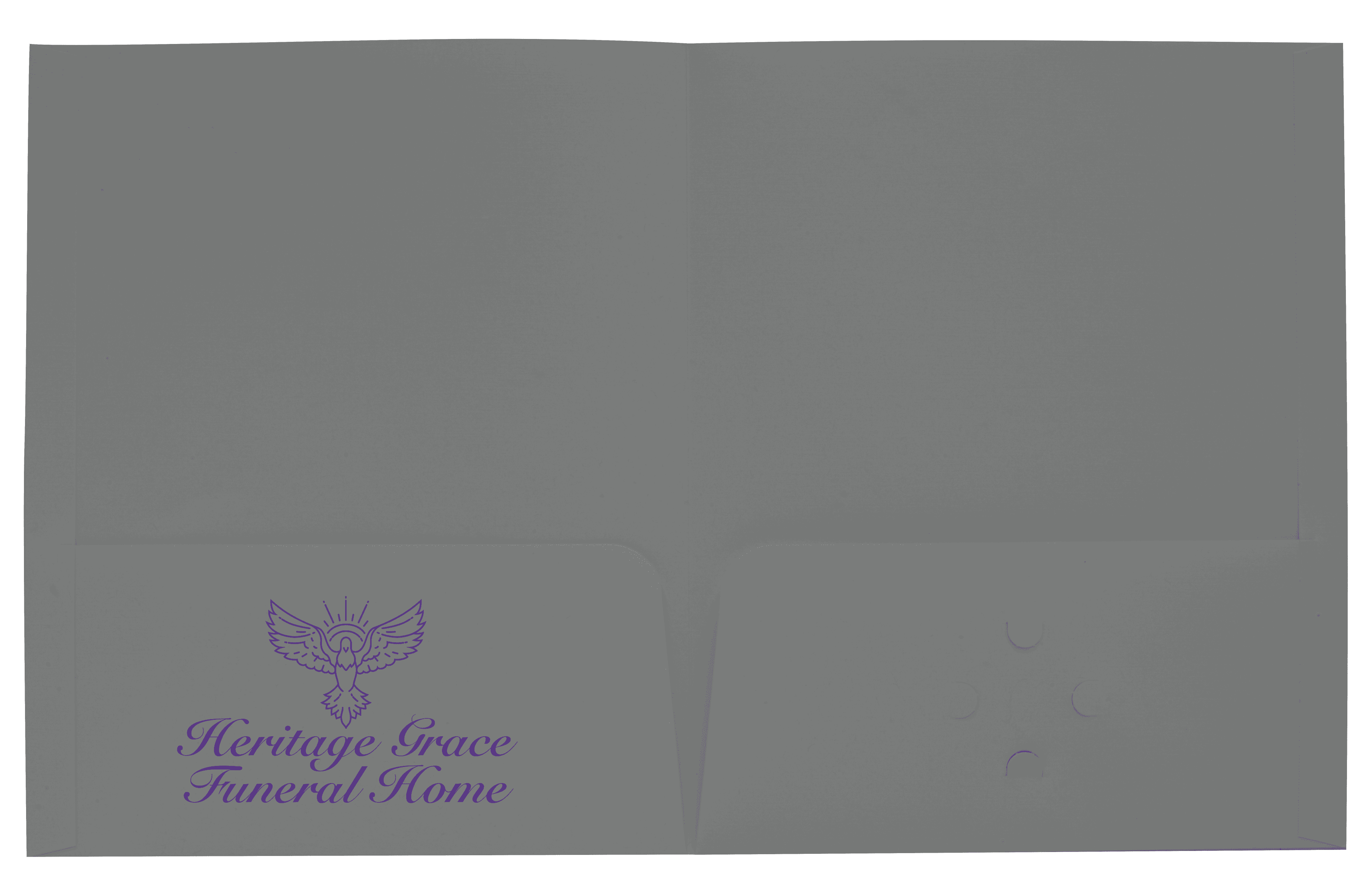 Good Value™ Linen Paper Folder