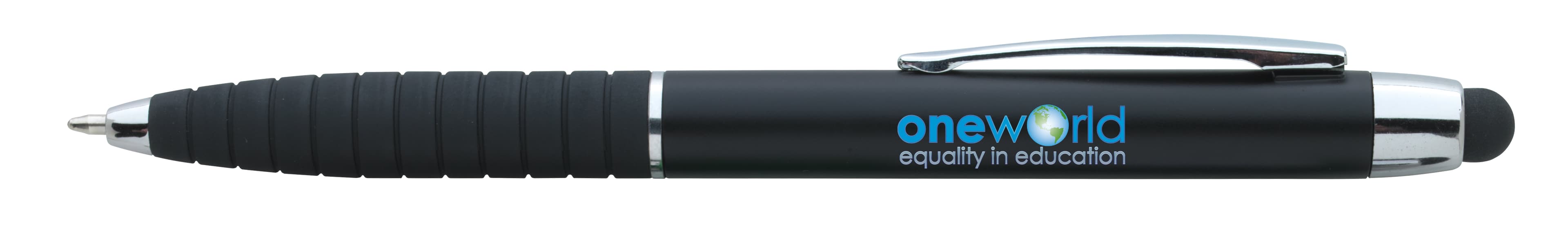 Good Value™ Metallic Cool Grip Stylus RABS Pen - Image 1