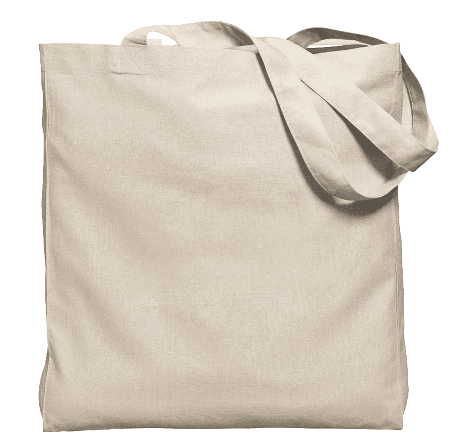 Good Value™ Natural Gusseted Economy Tote - Image 1