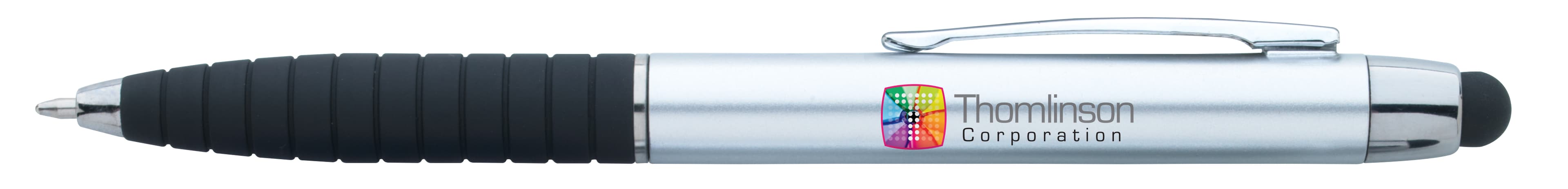Good Value™ Silver Cool Grip Stylus RABS Pen - Image 1
