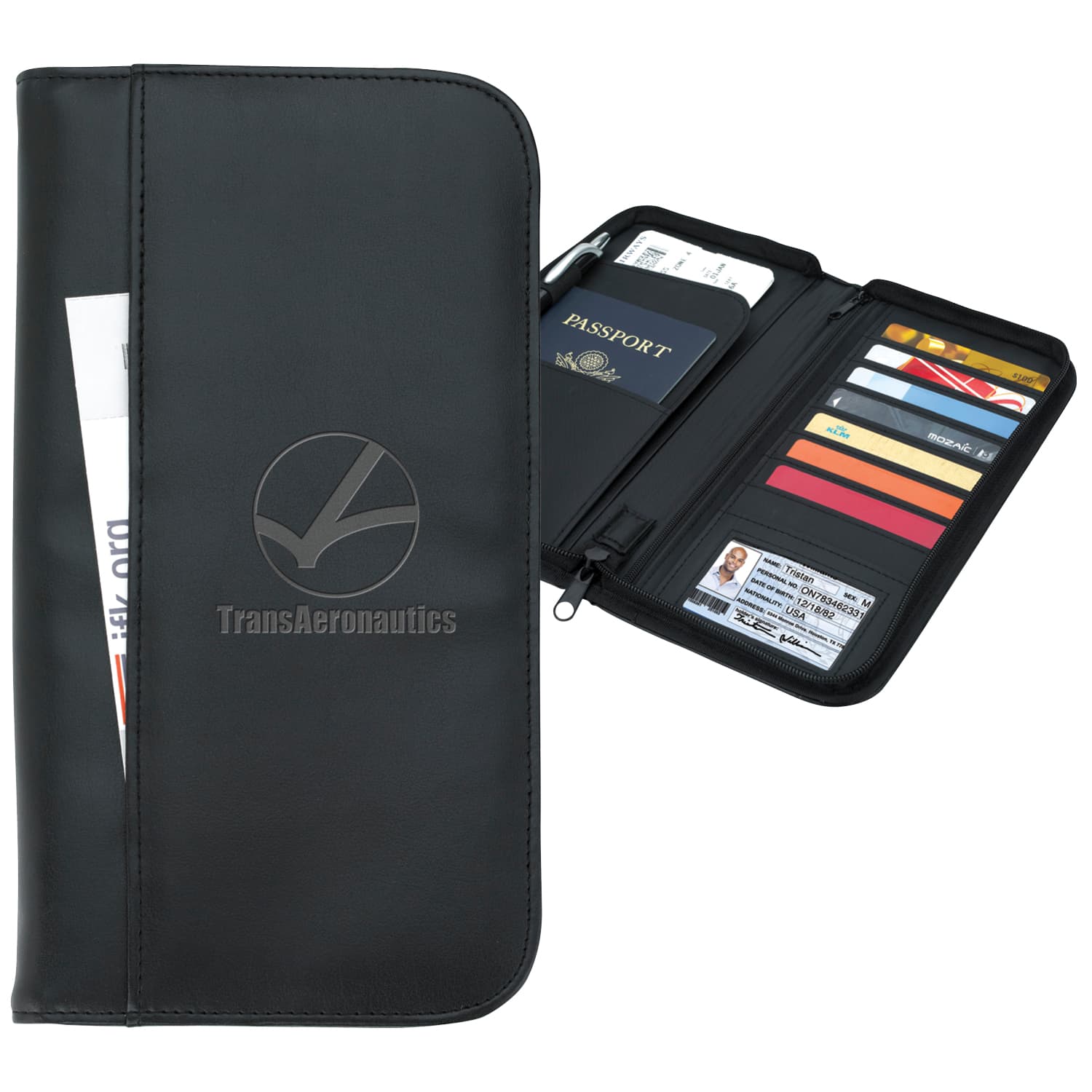 Good Value™ Travel Zippered Wallet - Image 1