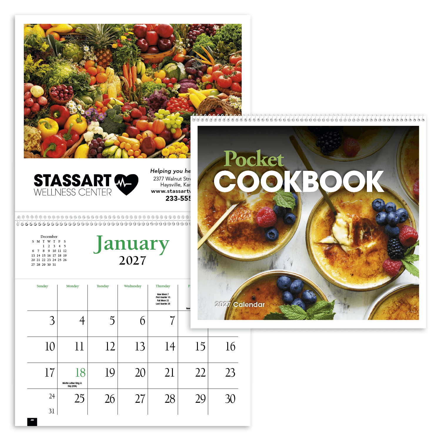 HotLine® Products Pocket Cookbook Calendar - Image 1