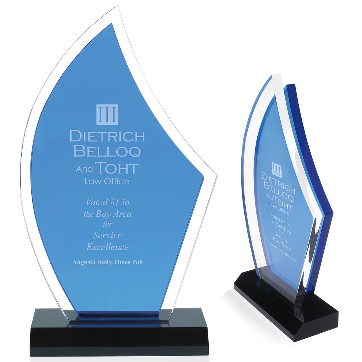 JAFFA® Acrylic Sailboat Award - Image 1