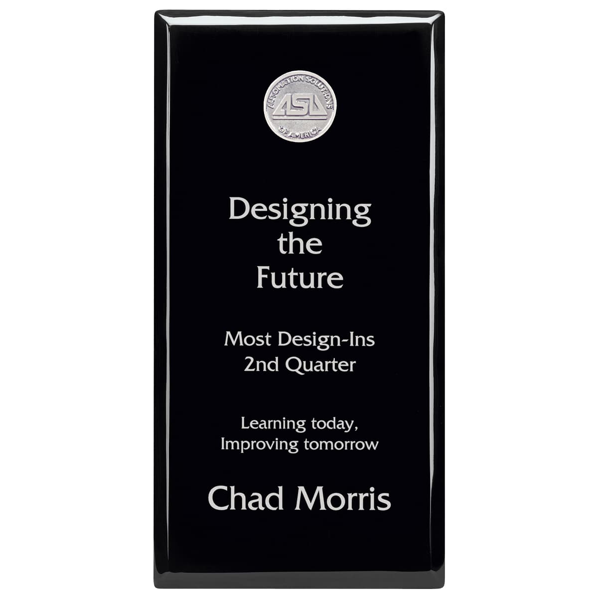 JAFFA® Black Plaque - 6" x 12"