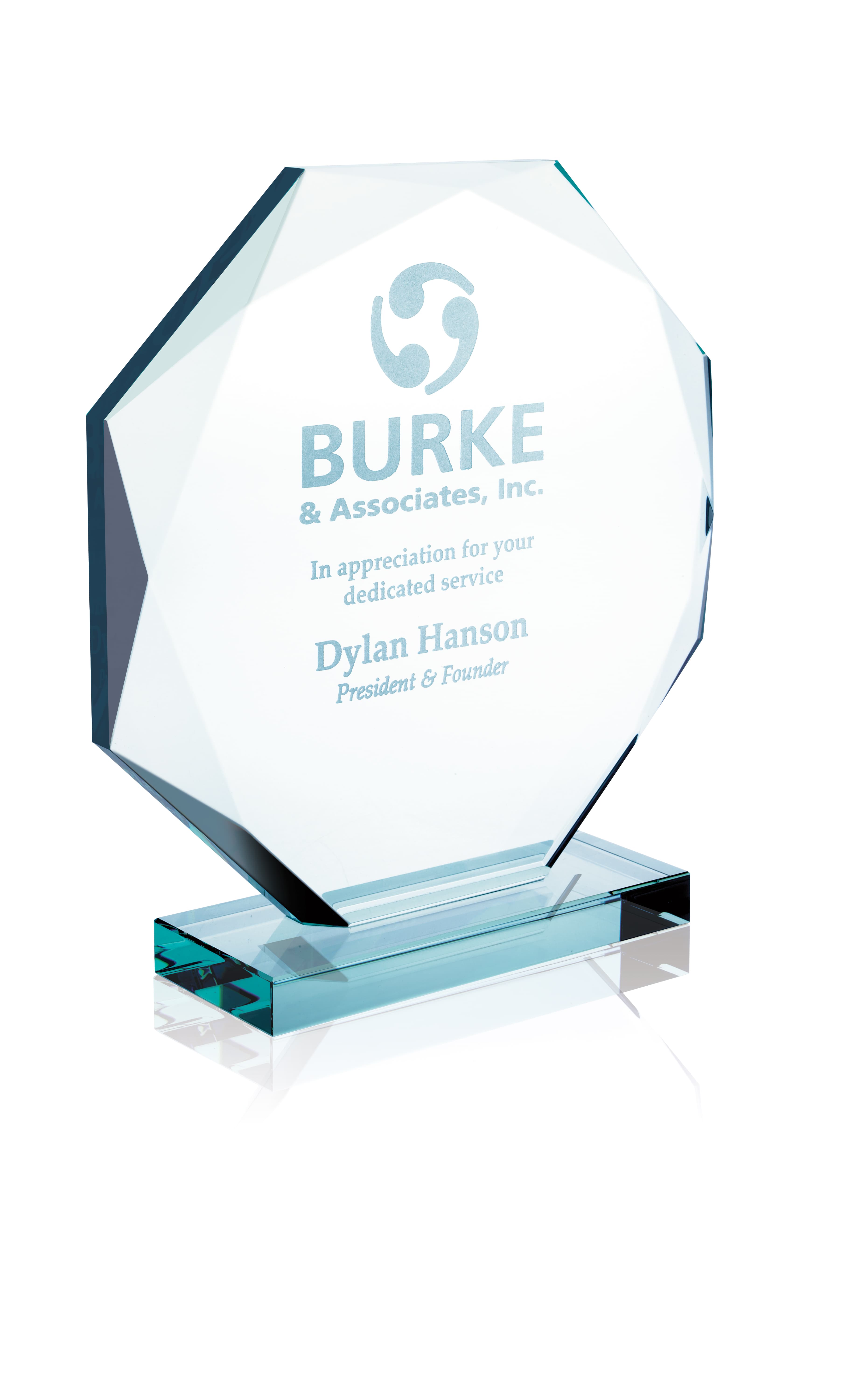JAFFA® Jade Octagon Award - Small