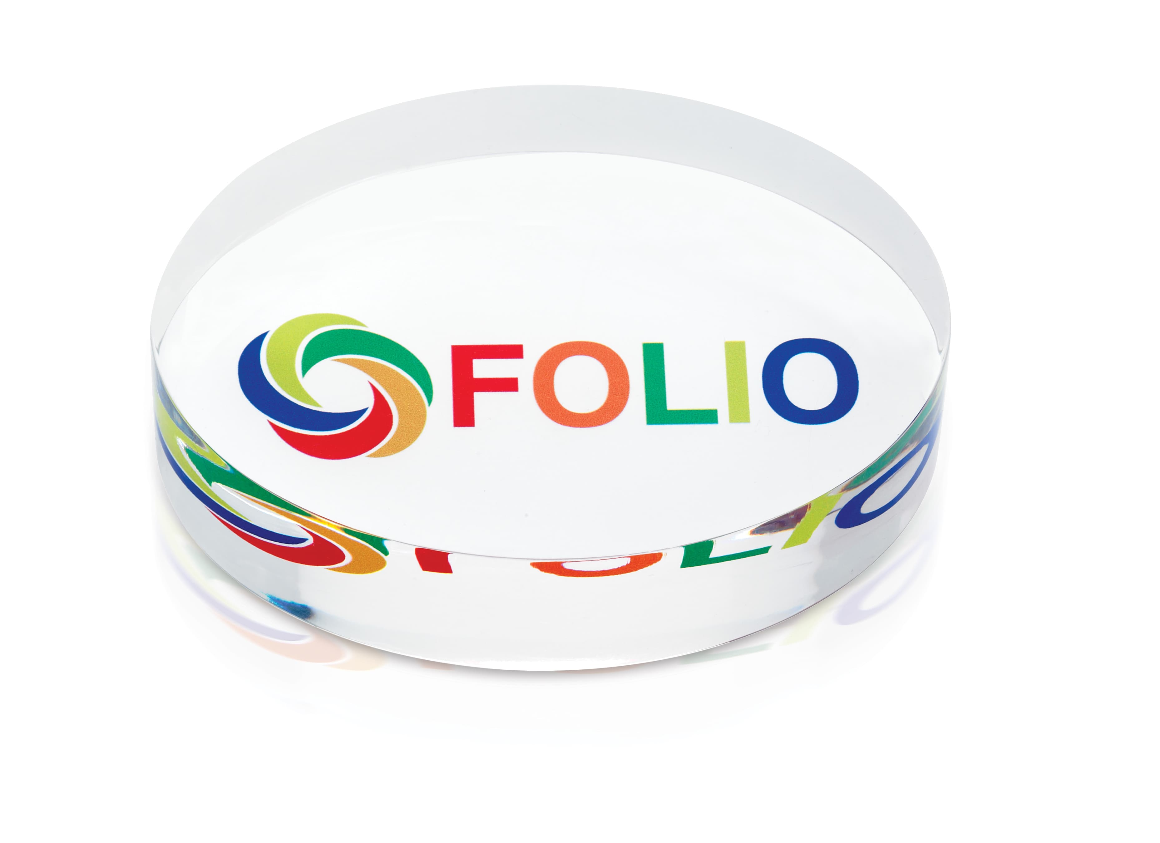JAFFA® Oval Acrylic Paperweight