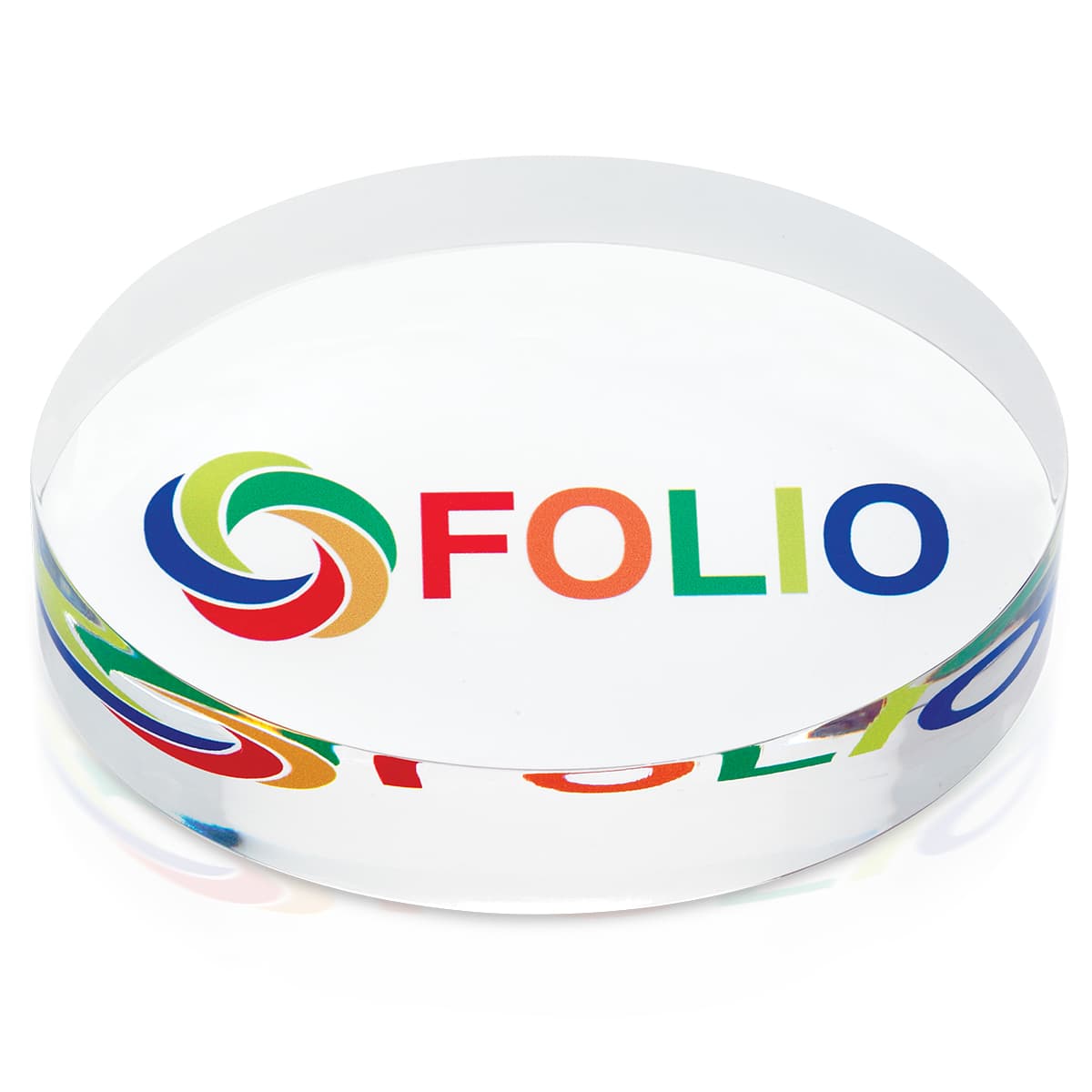 JAFFA® Oval Acrylic Paperweight - Image 1
