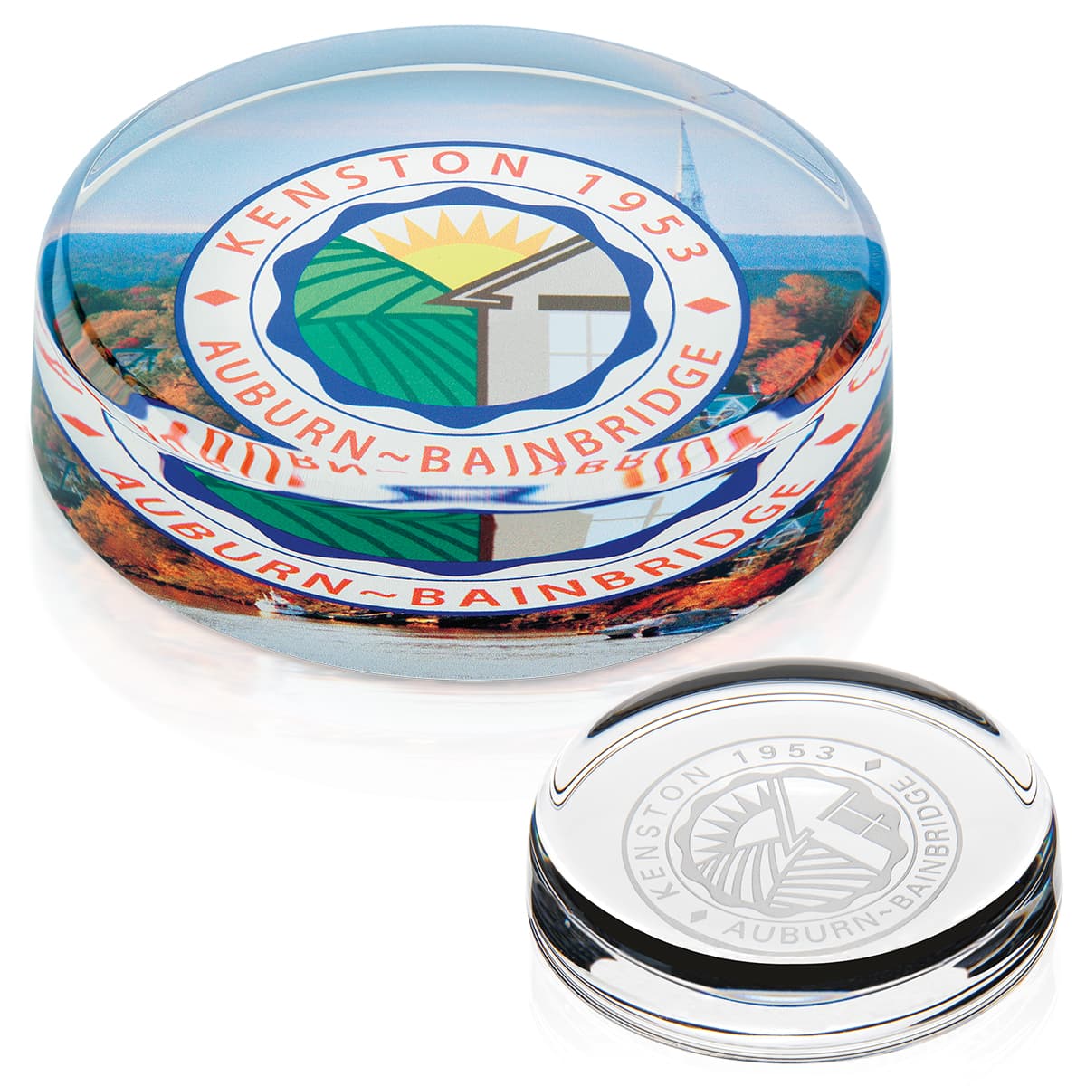 JAFFA® Round Paperweight - Image 1