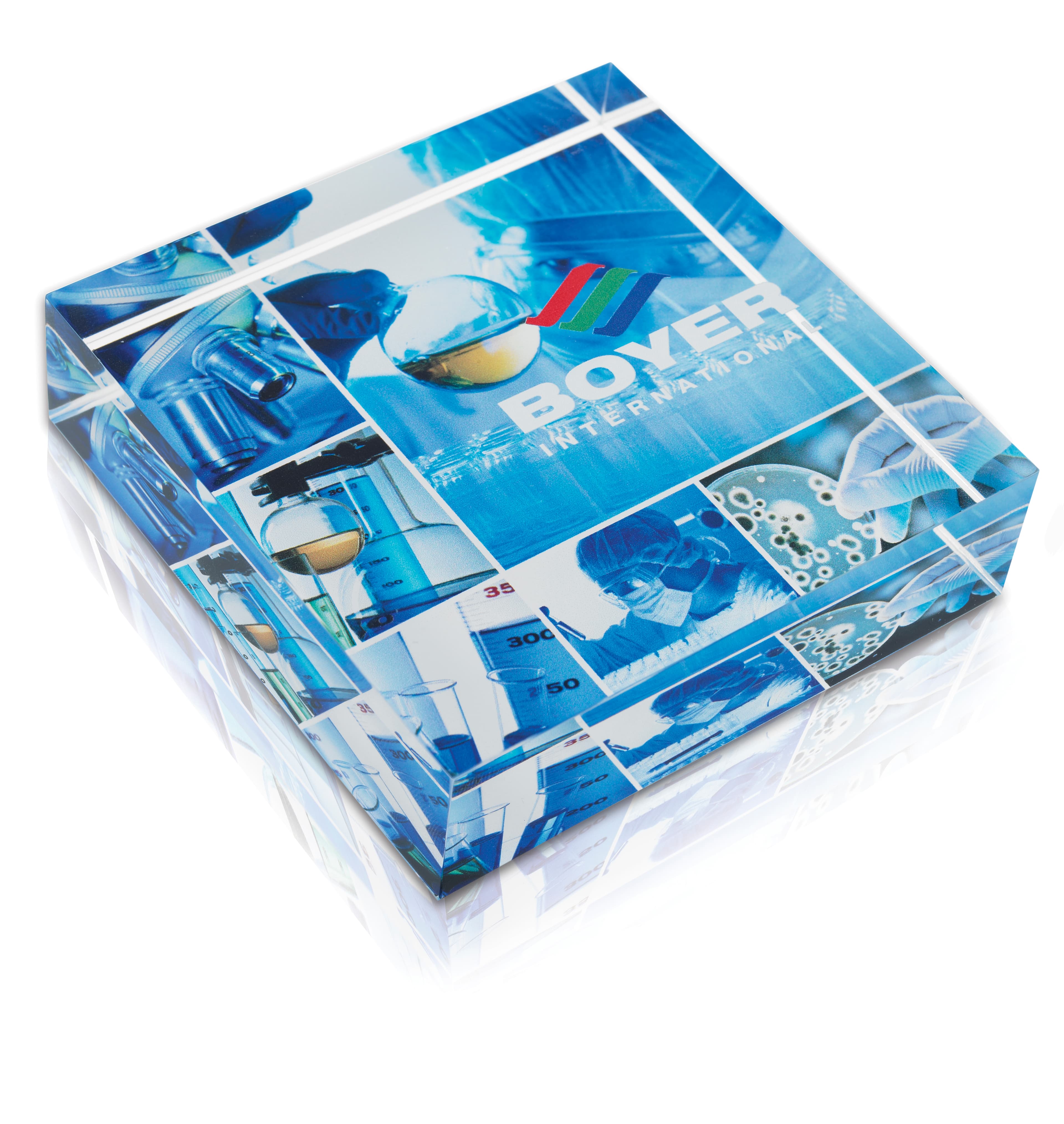 JAFFA® Square Acrylic Paperweight