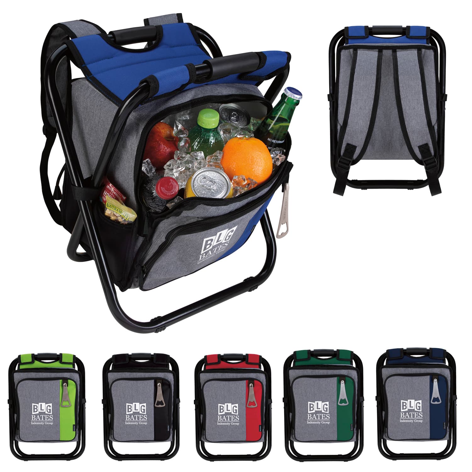 Koozie® Backpack Cooler Chair - Image 1