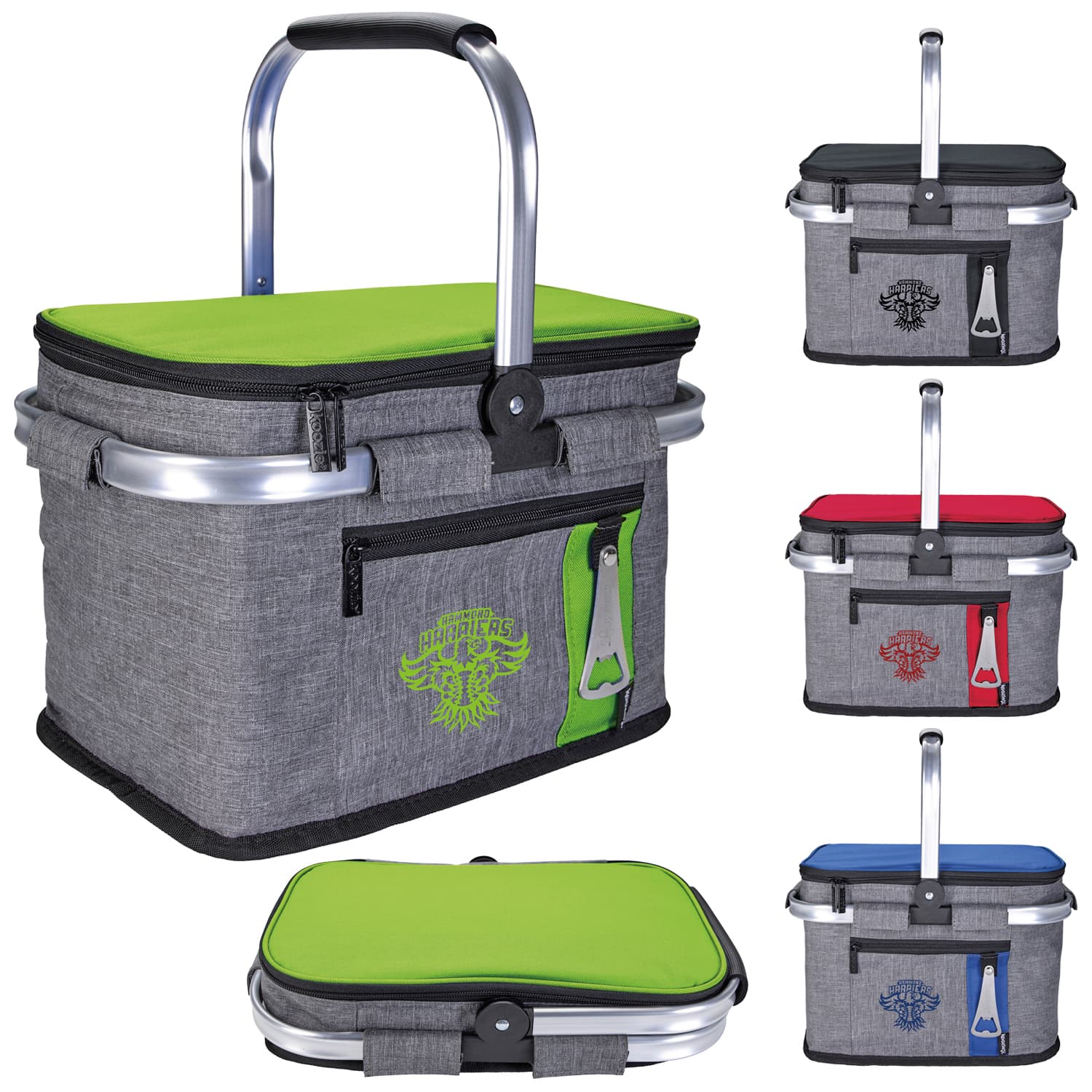 Koozie® Collapsible Picnic Basket - Image 1