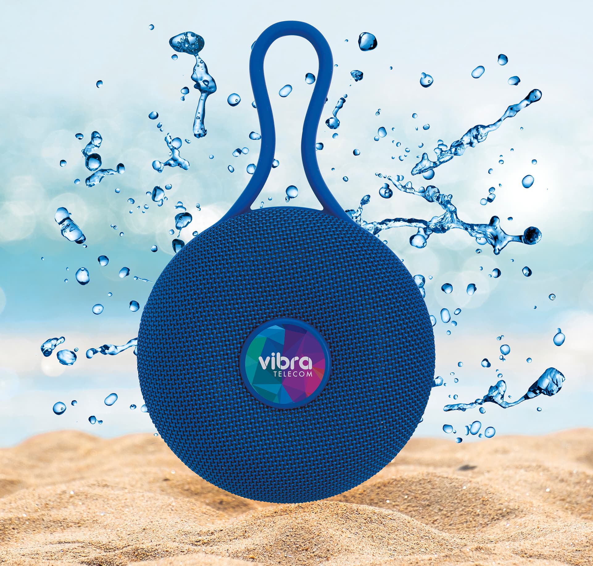 Koozie® Fabric Waterproof Bluetooth® Speaker - Image 1