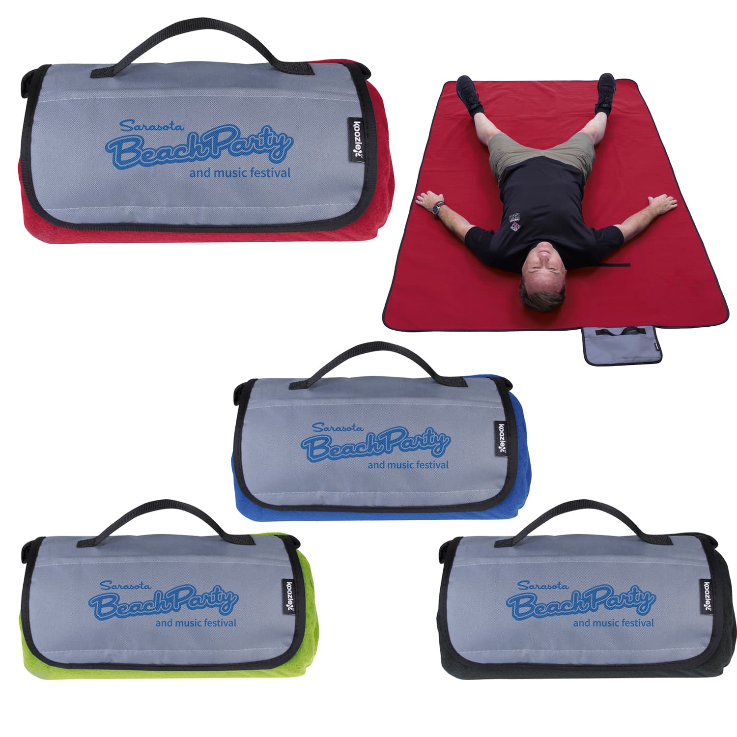 Koozie® Jumbo Picnic Blanket - Image 1
