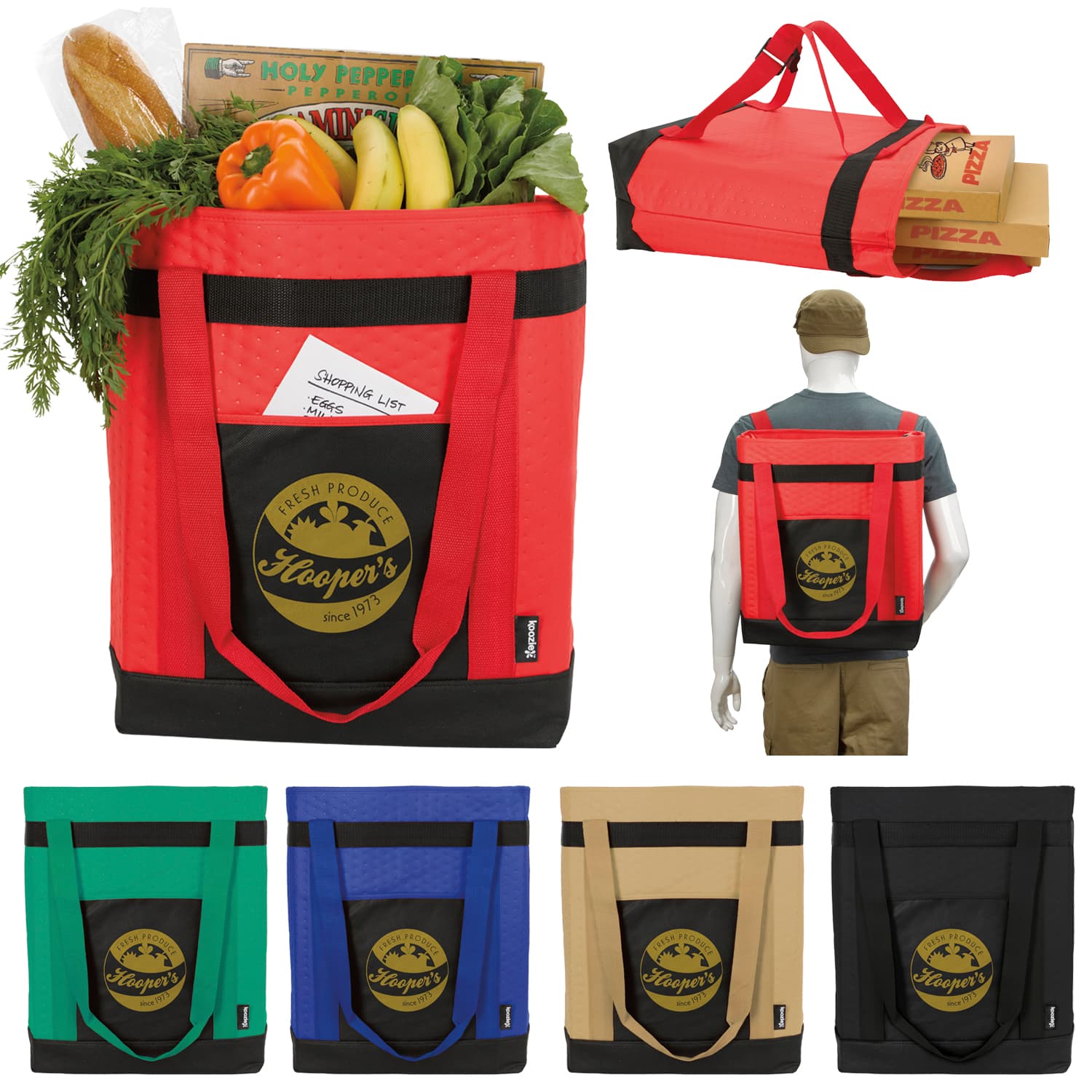 Koozie® Triple-Carry Insulated Tote-Pack Cooler - Image 1