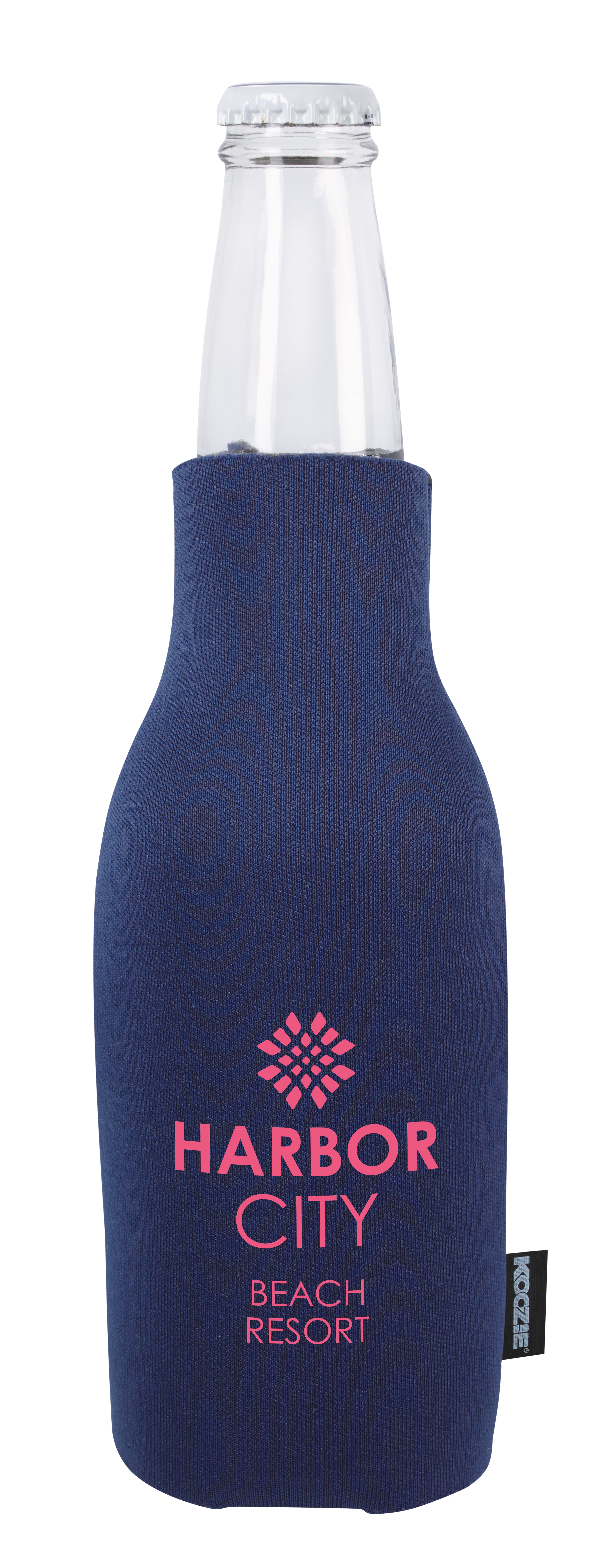 Koozie® Zip-Up Bottle Cooler with Opener - Image 1