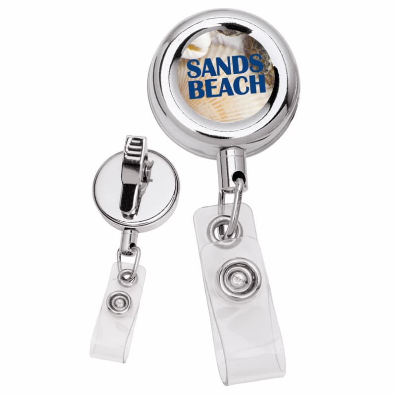 Metal Retractable Badge Holder - Image 1