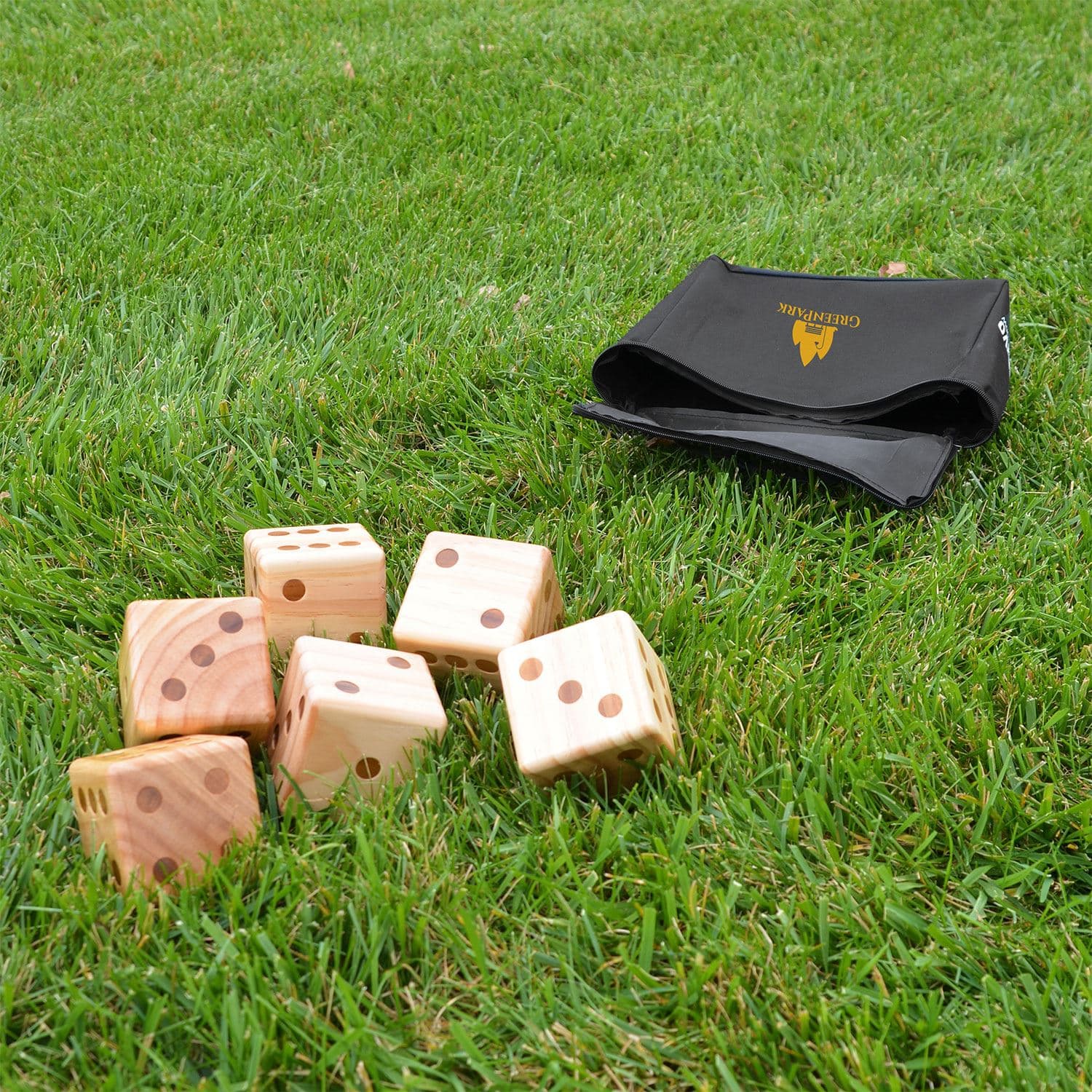Oversize Wooden Yard Dice Game - Image 1