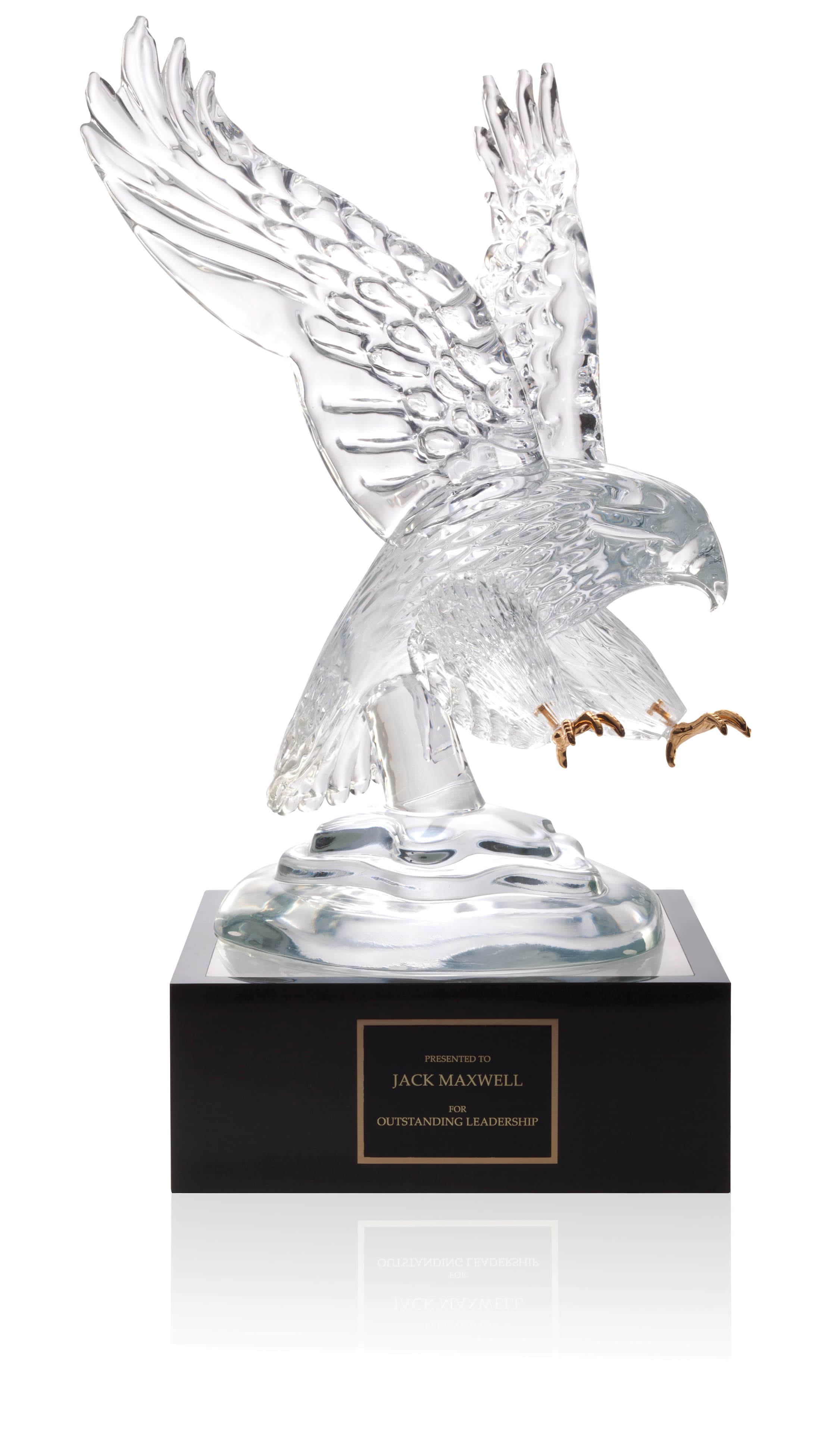 Pino Signoretto Eagle Award with 4" Lighted Pedestal