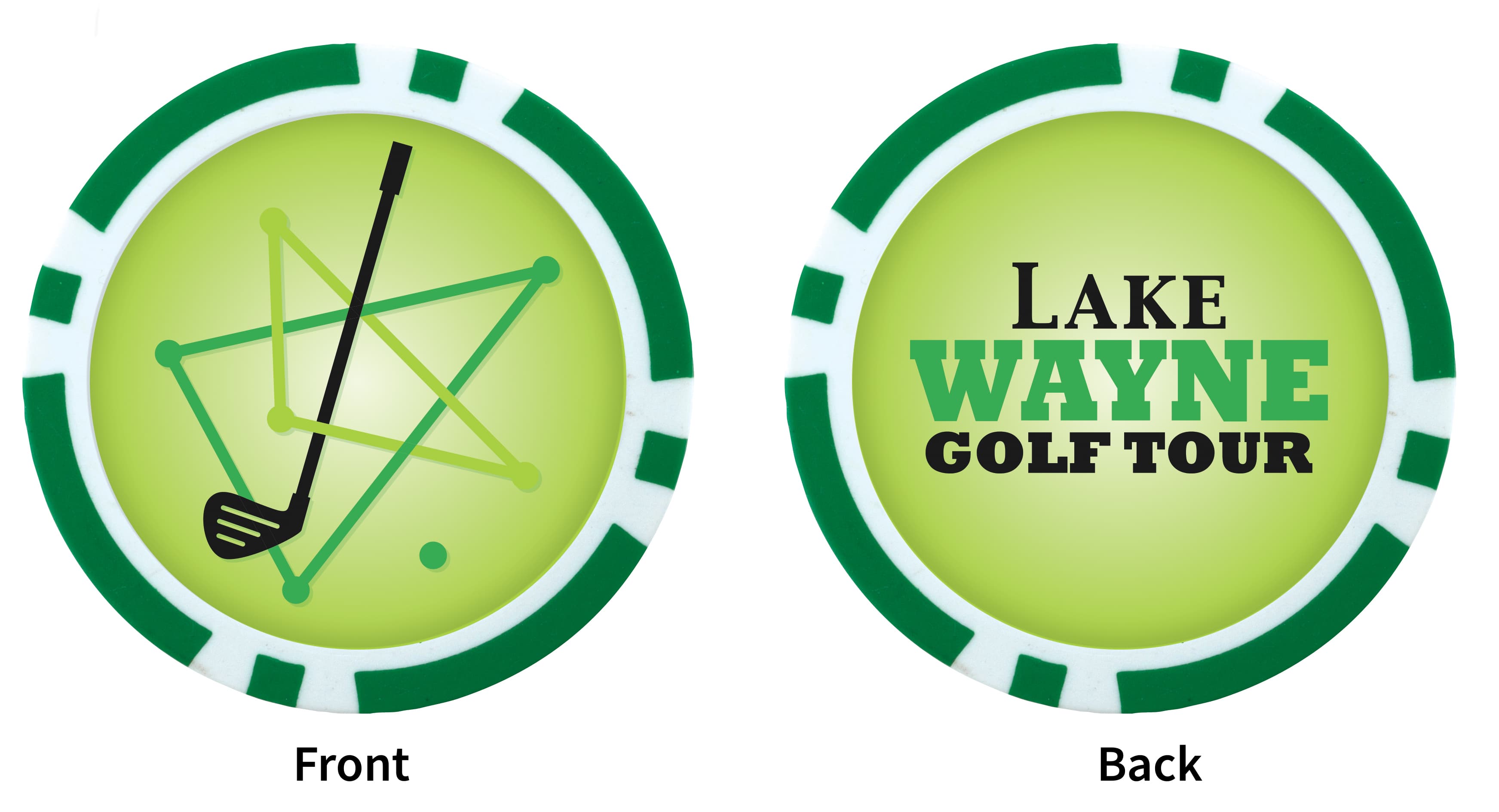 Poker Chip Ball Marker
