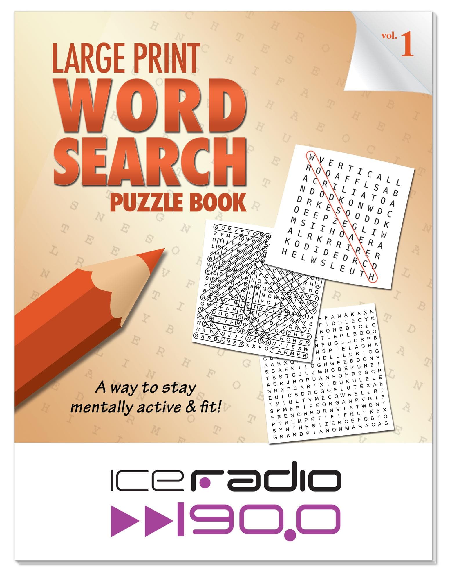 Puzzle Book: LARGE PRINT Word Search - Image 1