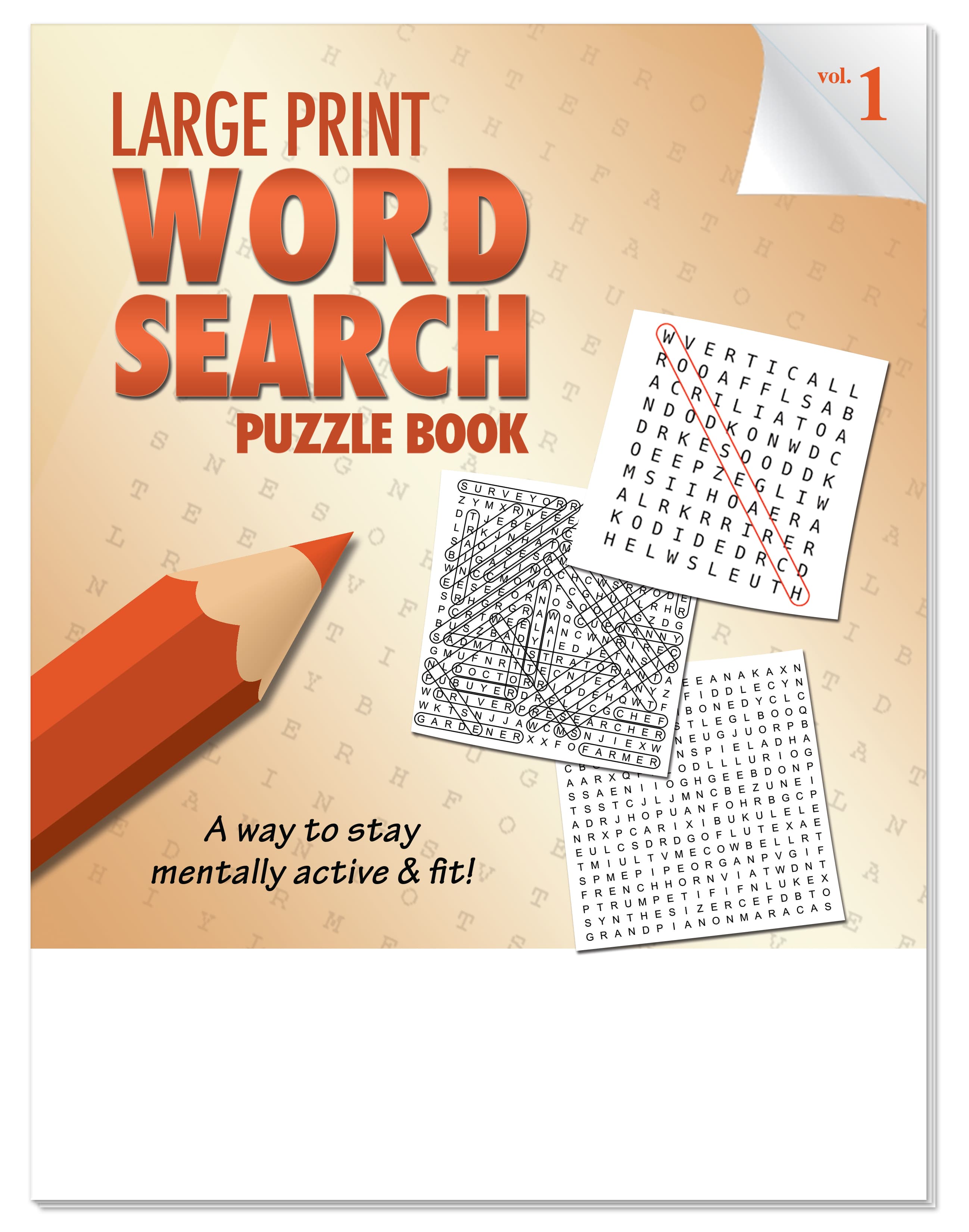 Puzzle Book: LARGE PRINT Word Search