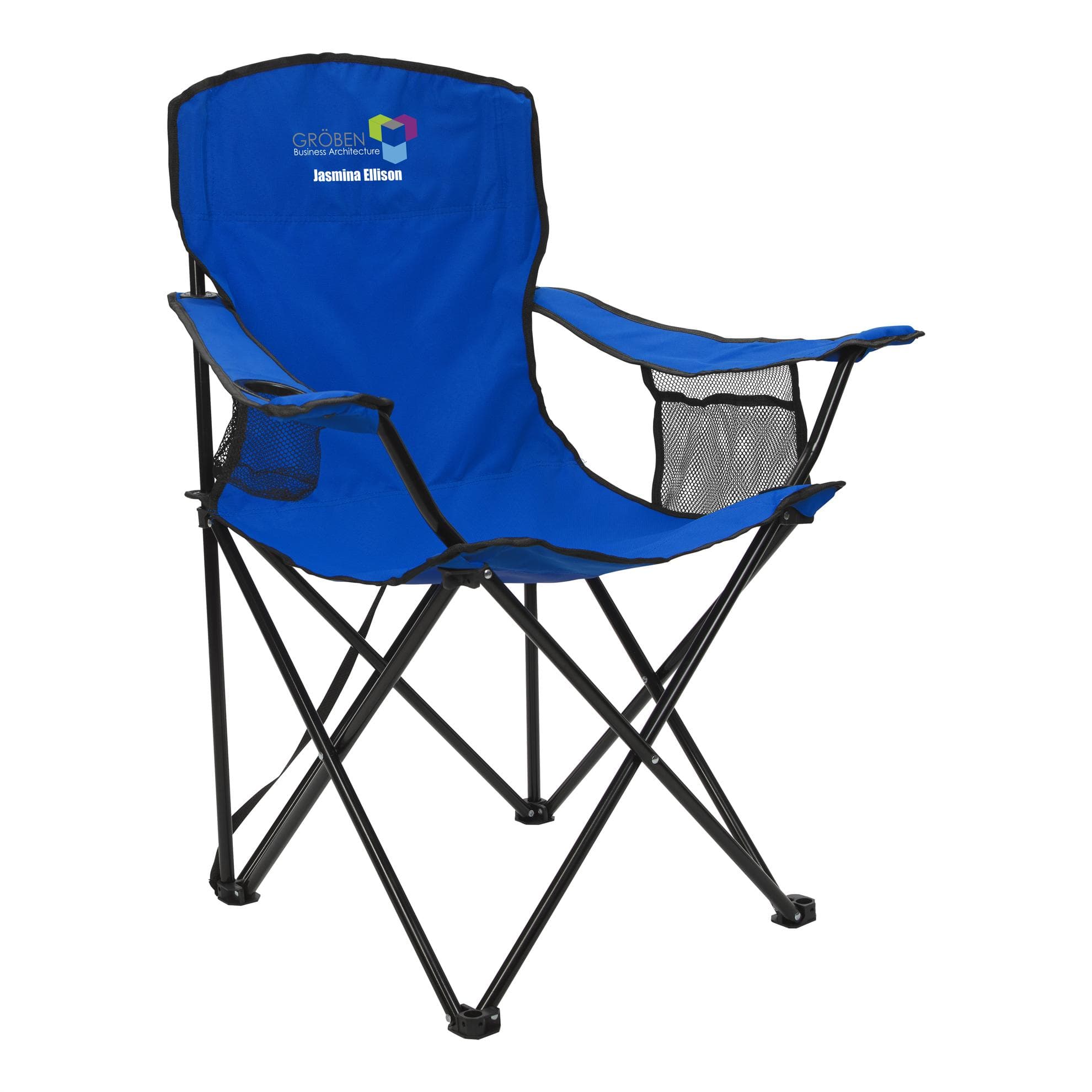 RPET Folding Chair with Carrying Strap - Image 1
