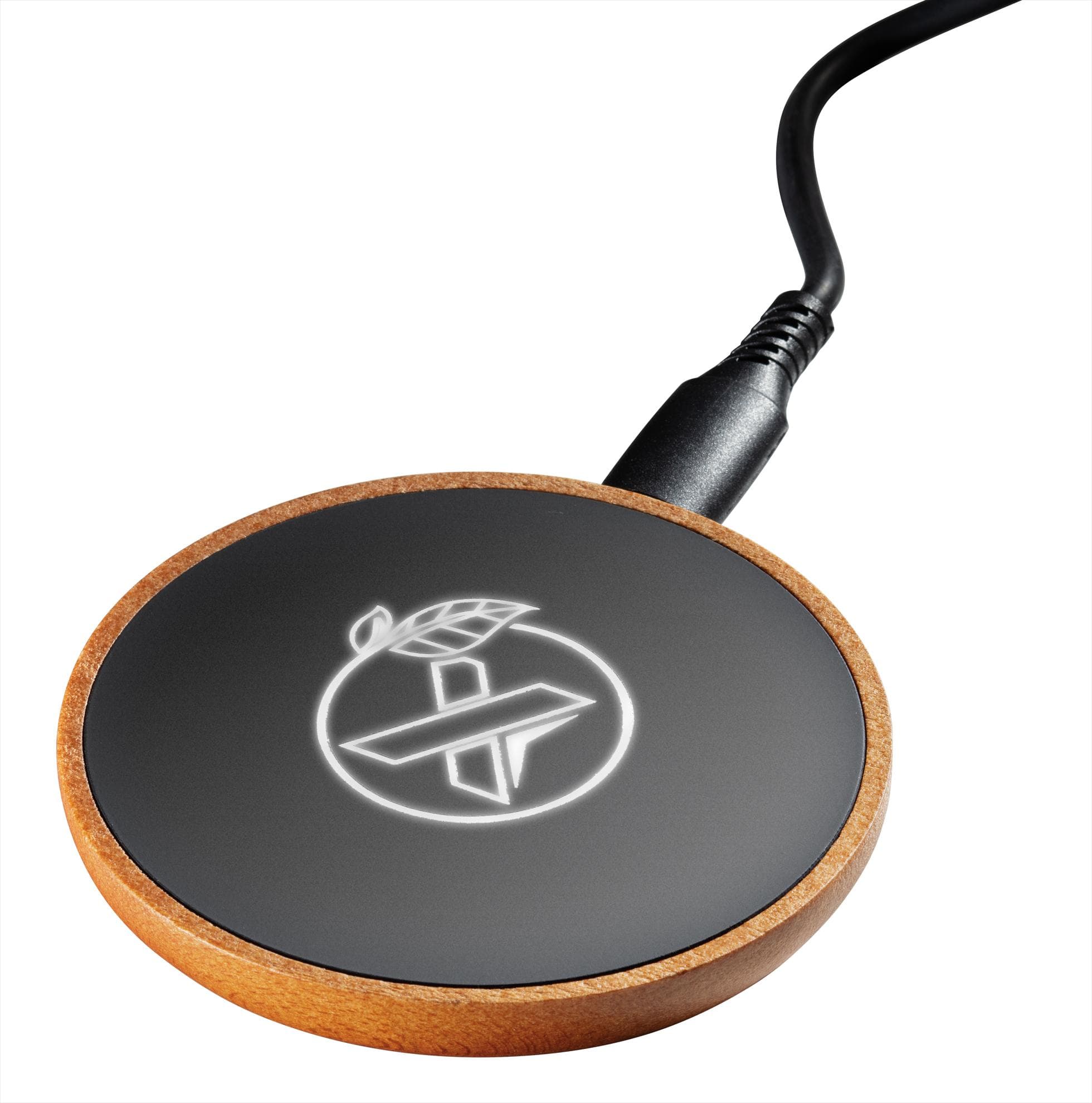 SCX Innovative Design™ Maple Wood 10W Wireless Charger - Image 1