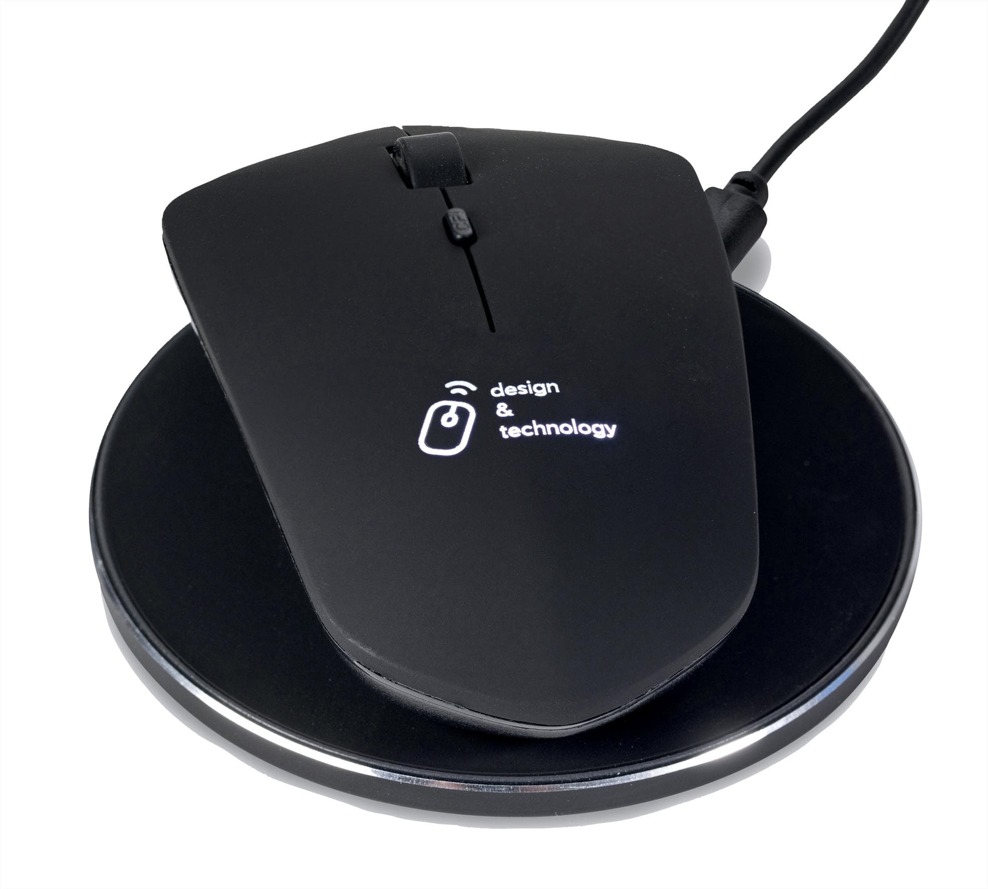 SCX Innovative Design™ Wireless Charging Mouse & Wireless Charger - Image 1