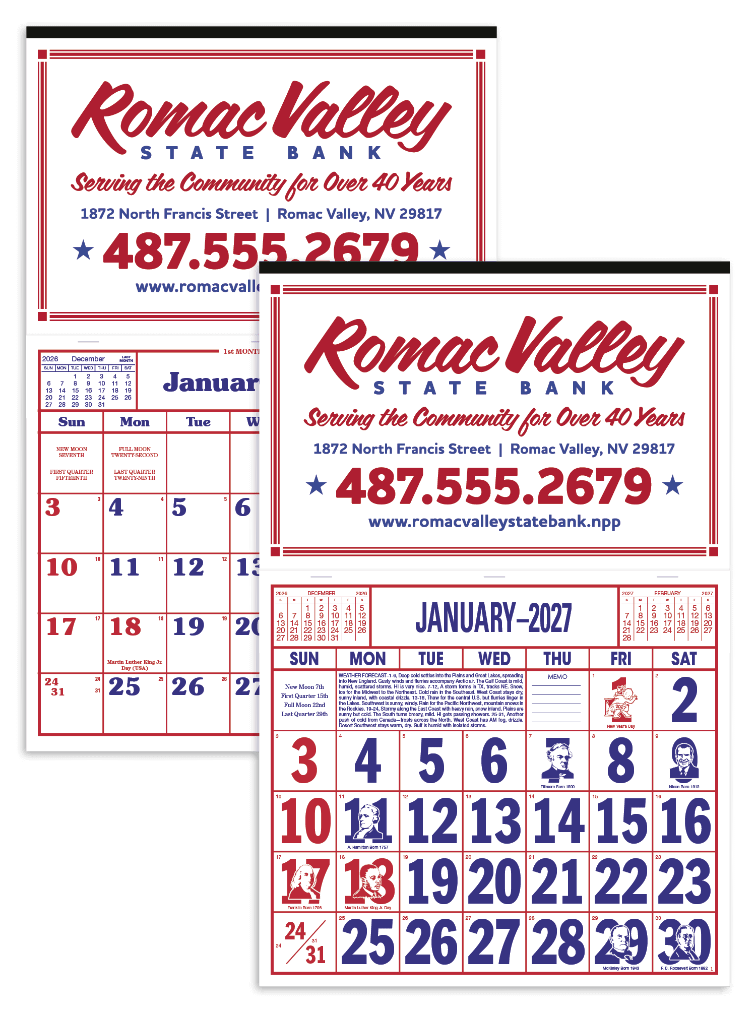 Skinner & Kennedy® Apron Style Calendar - Image 1
