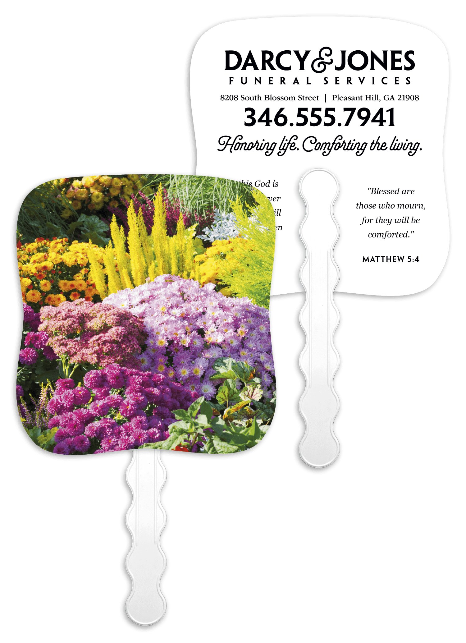 Skinner & Kennedy® Bountiful Garden - Pictorial Fan - Image 1