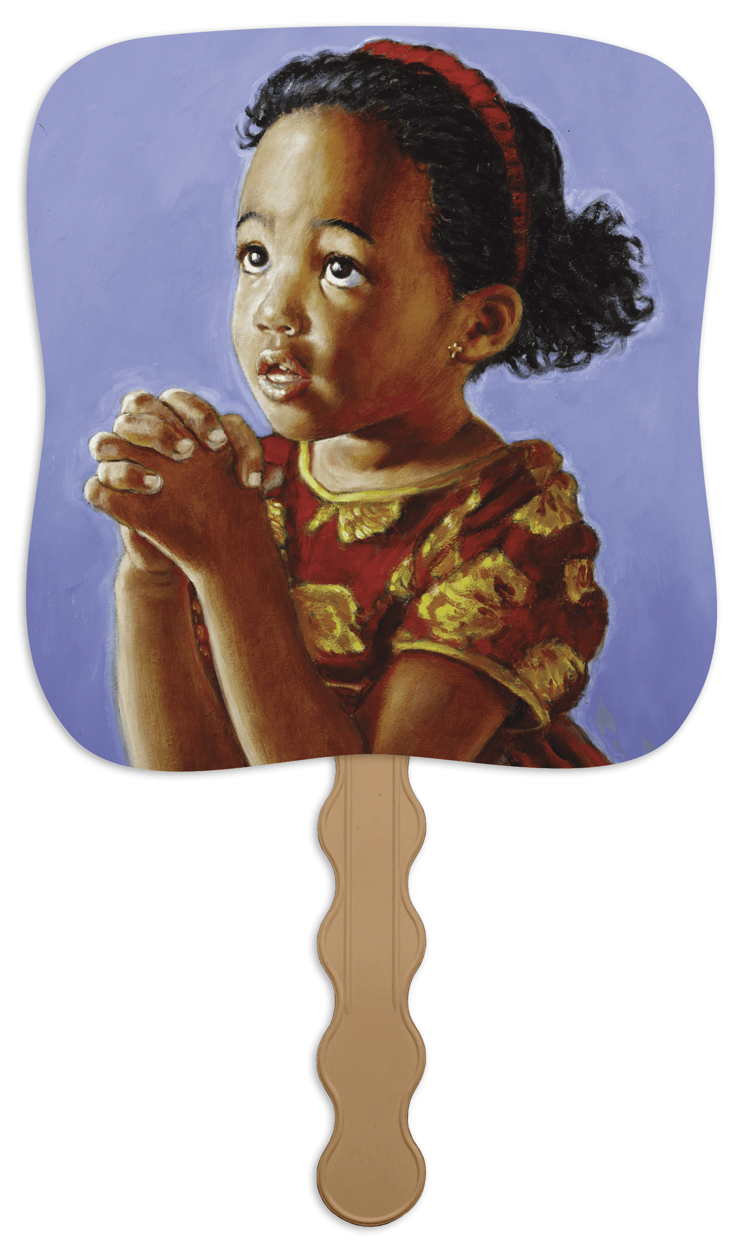 Skinner & Kennedy® Heavenly Prayer - Pictorial Fan - Image 1